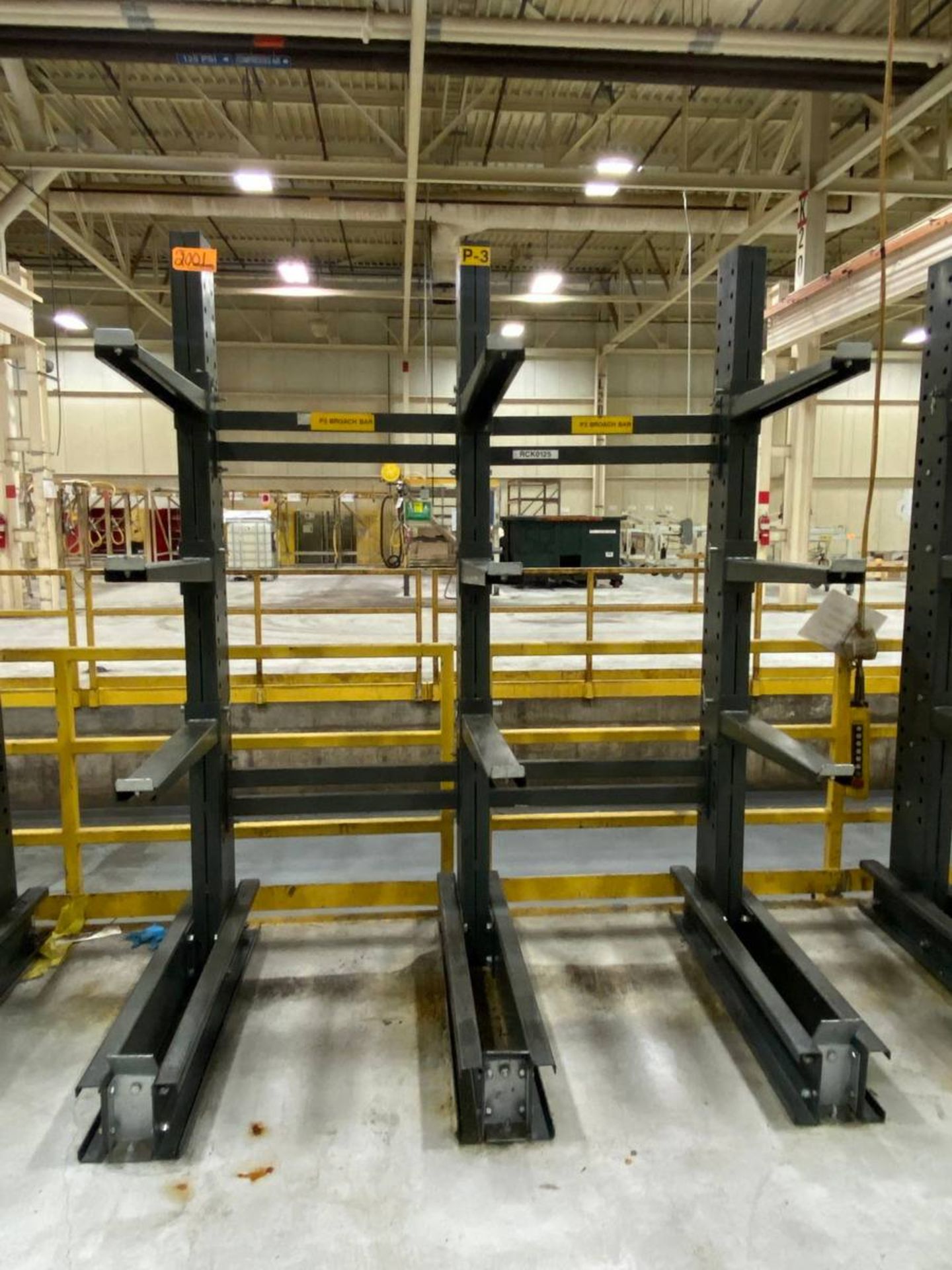 Steel tree Series 25 8' H x 76'' W Cantilever Racking - Image 2 of 4