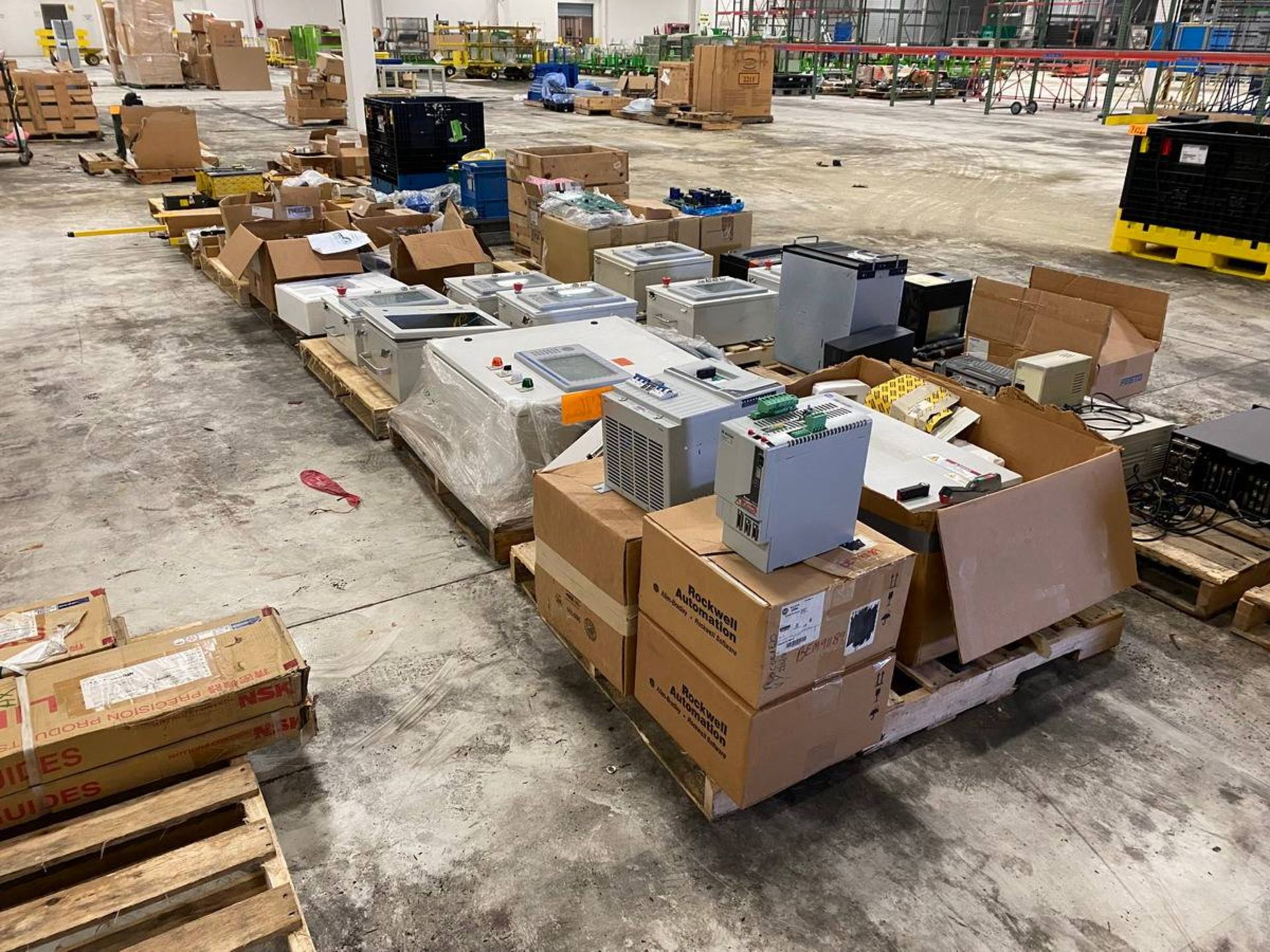 (5) Pallets Of Assorted Allen-Bradley Control Panels