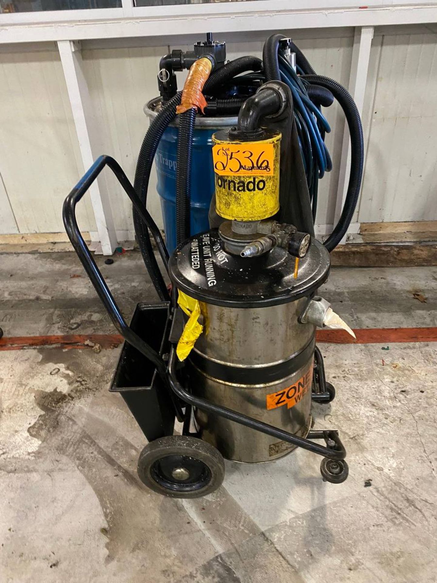 (1) Exair 55 Gal. Drum Vacuum Cleaners