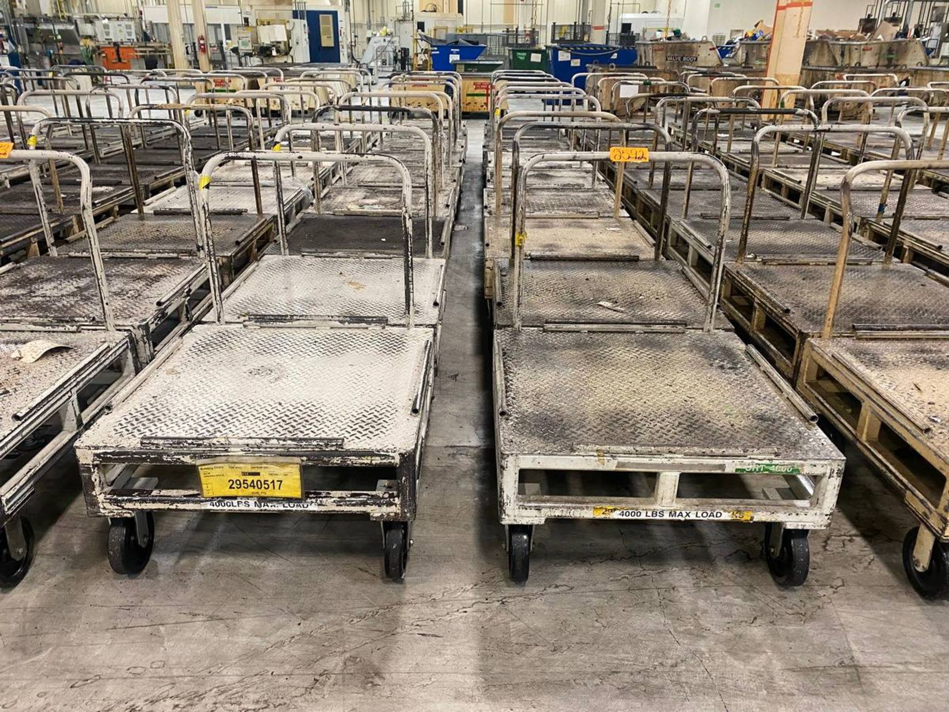 (18) 4000 lb. Capacity Mobile Hand Carts