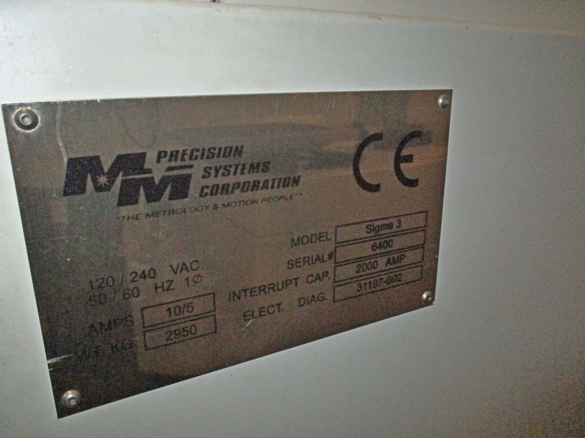 2006 M&M / Gleason Sigma V3 12" Gear Tester - Image 5 of 6