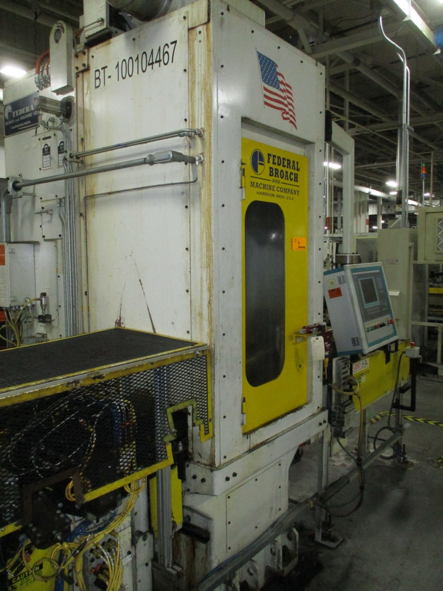 Federal Broach & Machine 90 Kn x 1000 mm MVRT Rising Table Vertical Broaching Machine - Image 10 of 15