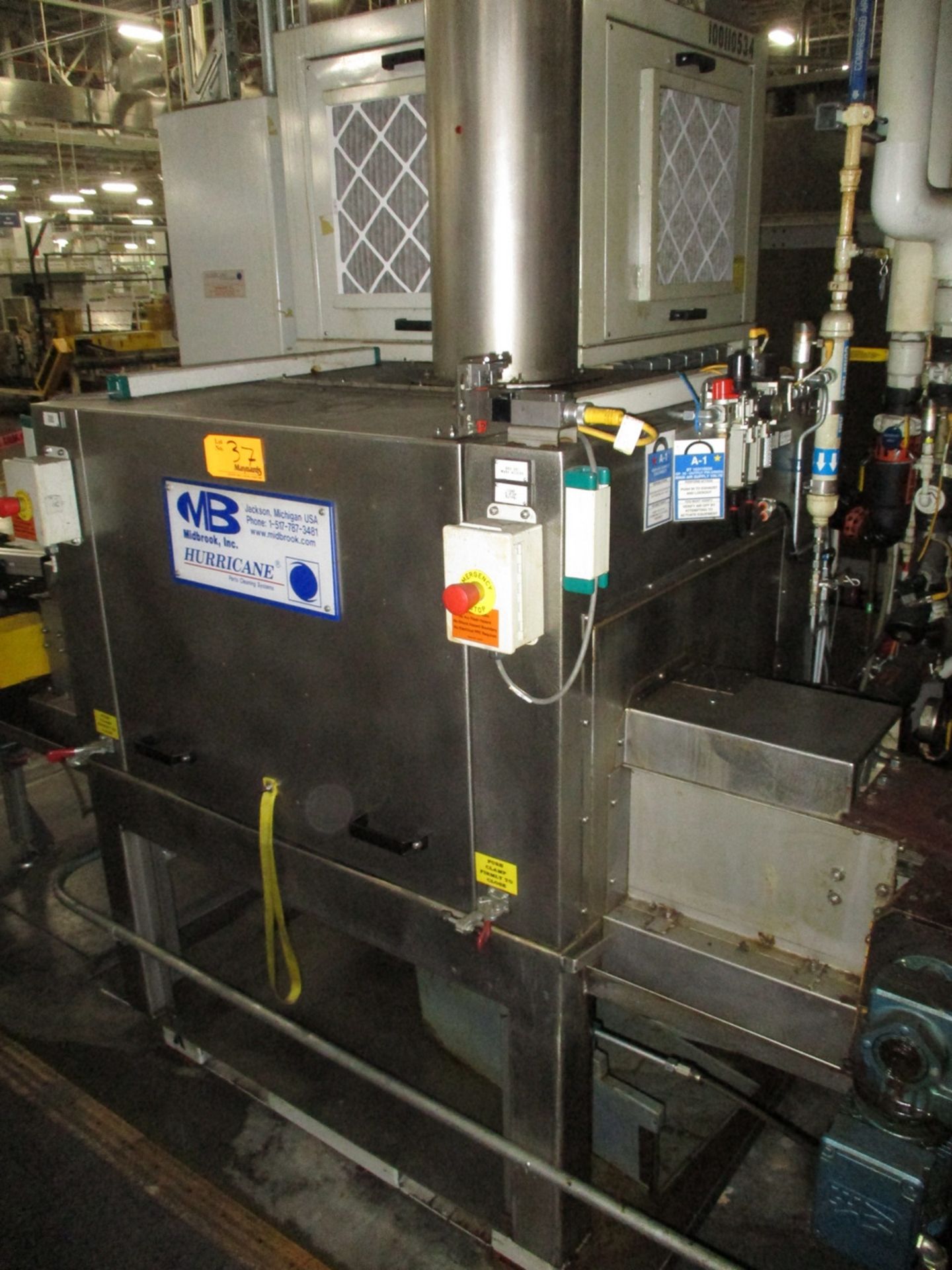 2008 Midbrook 5012 Wash/Blow-Off Flusher Single Lane Washer