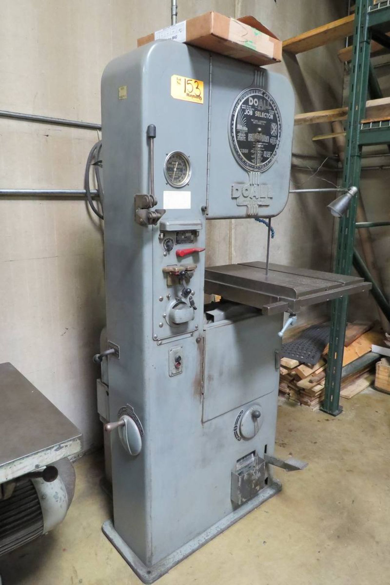 Do-All M-L 16" Vertical Band Saw - Image 2 of 6