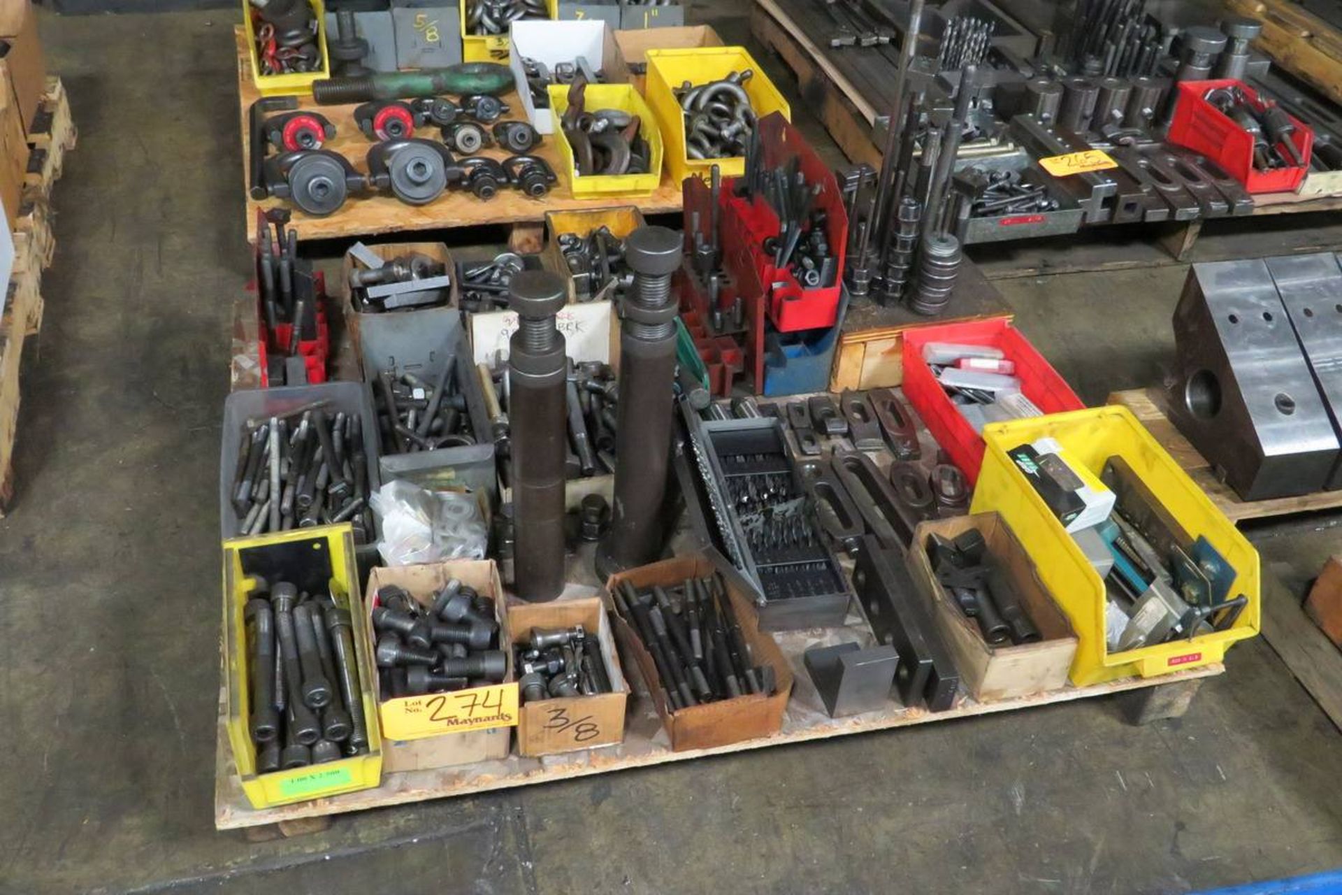 Pallet of Assorted Hold-Down Tooling