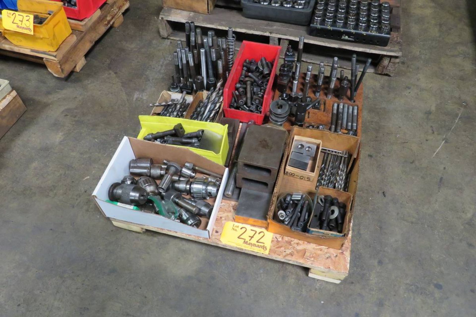 Pallet of Assorted Hold-Down Tooling