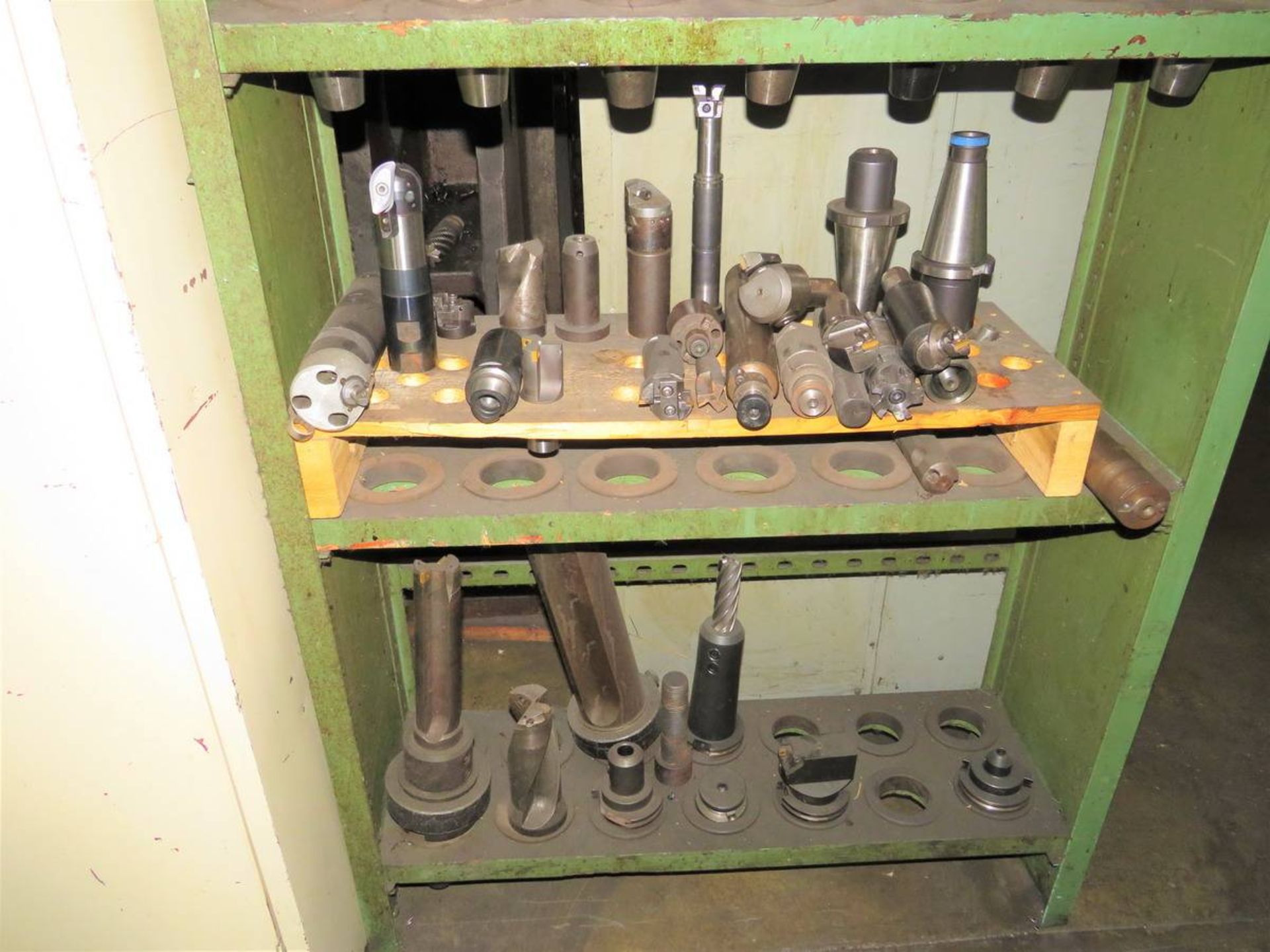 Lot of Assorted NMTB-50 Tooling w/ Shelving Unit - Image 4 of 4