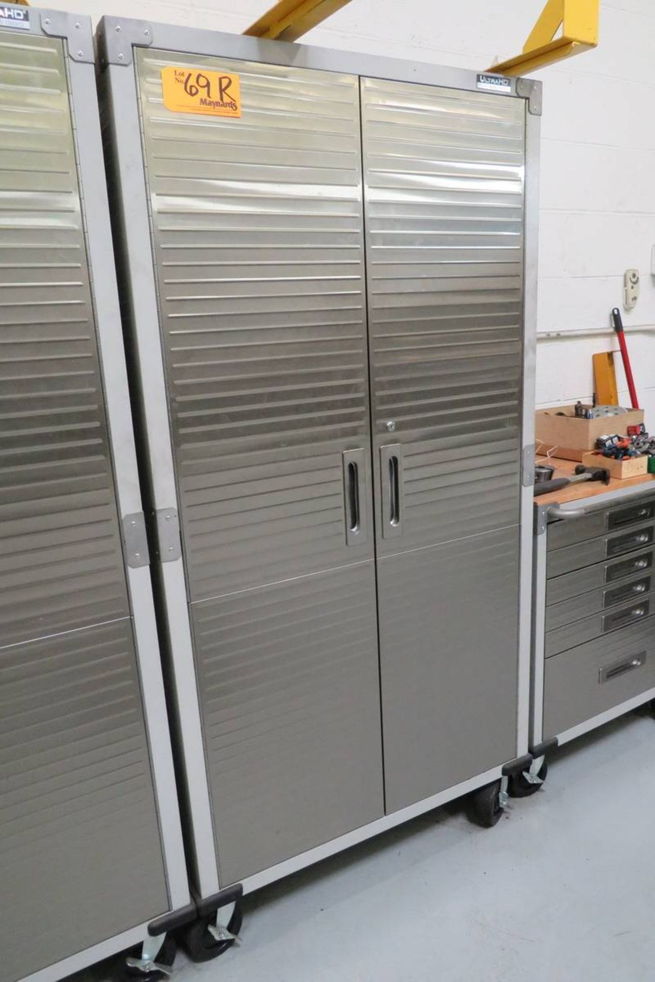 Seville Classics UltraHD 2-Door Rolling Storage Cabinet