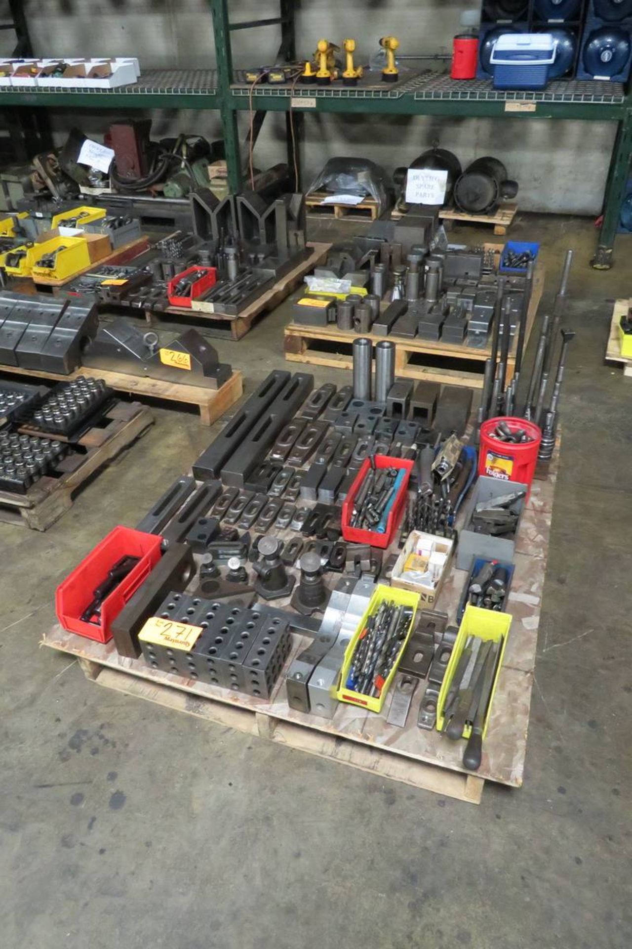 Pallet of Assorted Set-Up Tooling