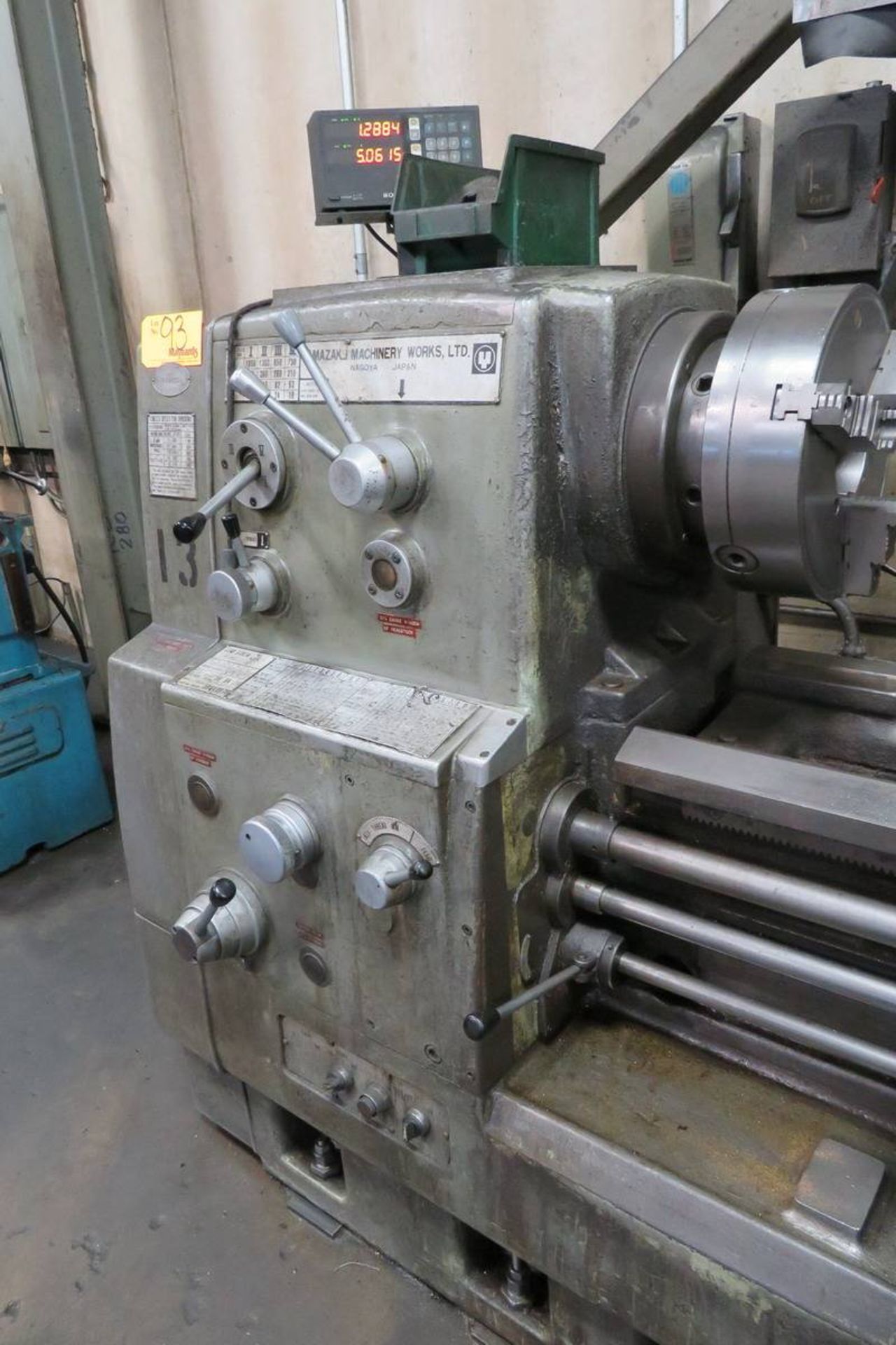 Yamazaki Machinery Mark II Engine Lathe (20" x 80") - Image 9 of 11