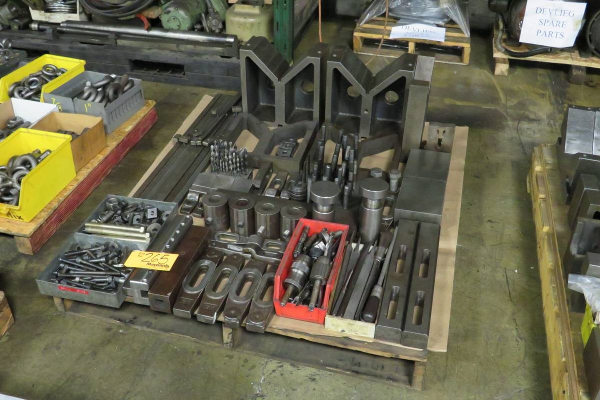 Pallet of Assorted Set-Up Tooling