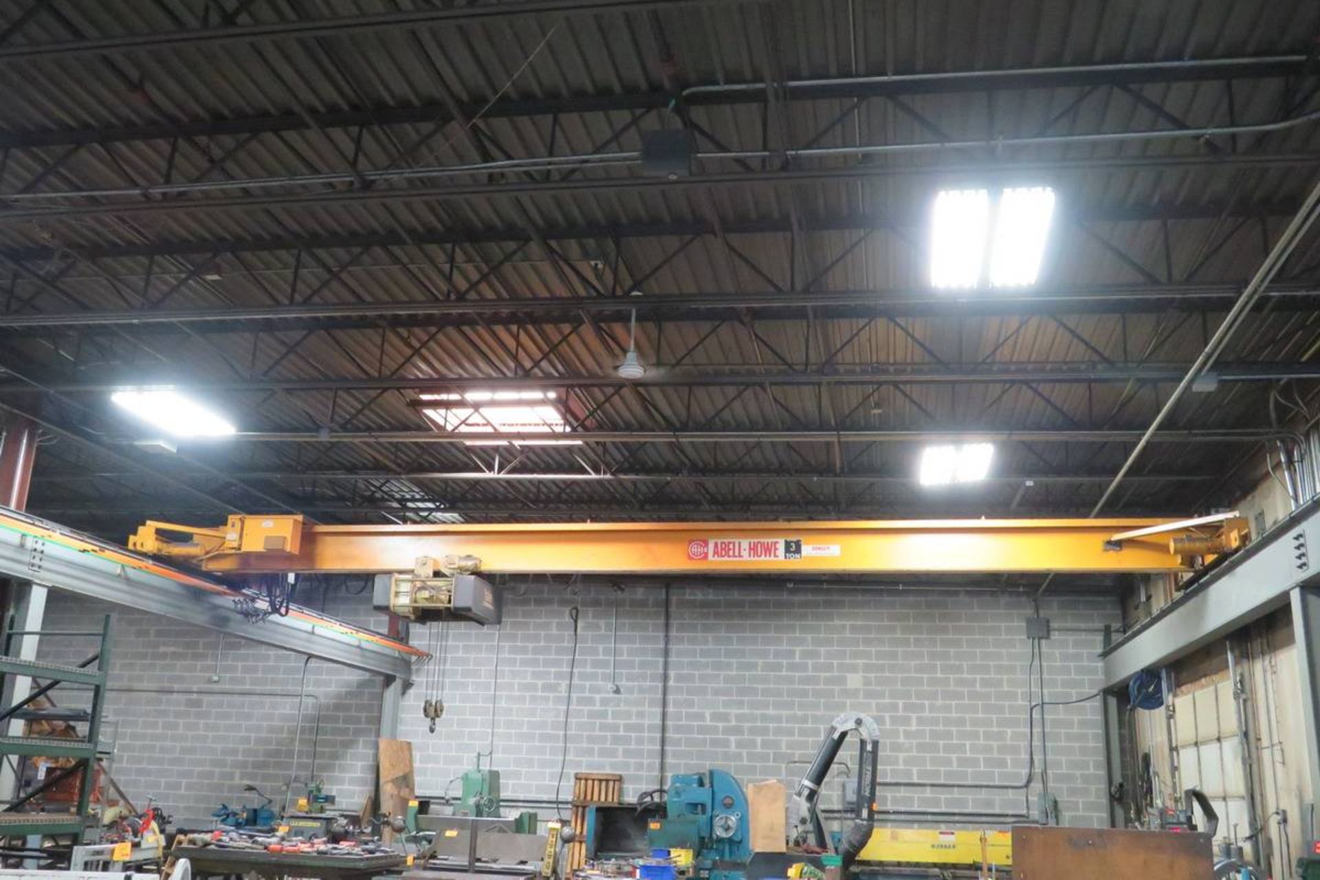 Abell-Howe Overhead Bridge Crane, 36' Span