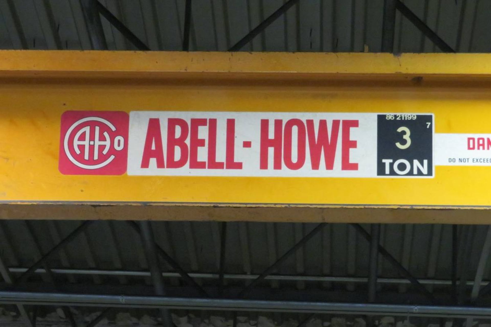 Abell-Howe Overhead Bridge Crane, 36' Span - Image 4 of 7