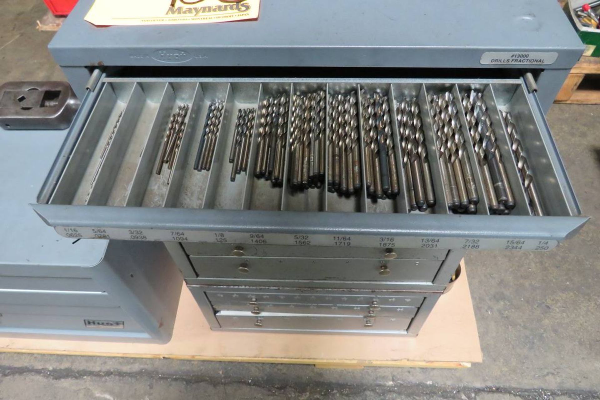 Lot of (3) Cabinets w/ Assorted Drill Bits - Image 2 of 4