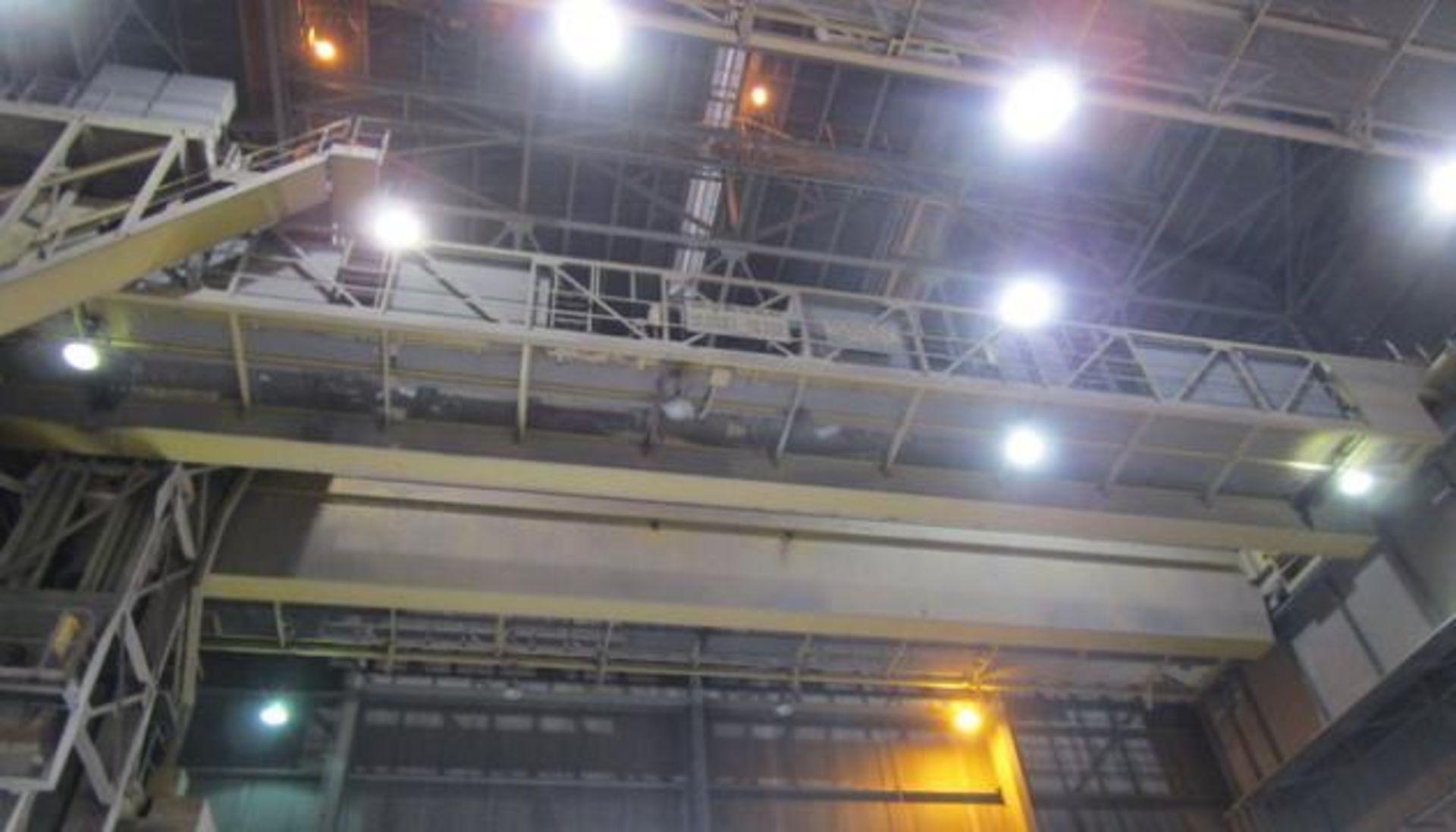 Morgan Engineering 25 Ton / 15 Ton Bridge Crane