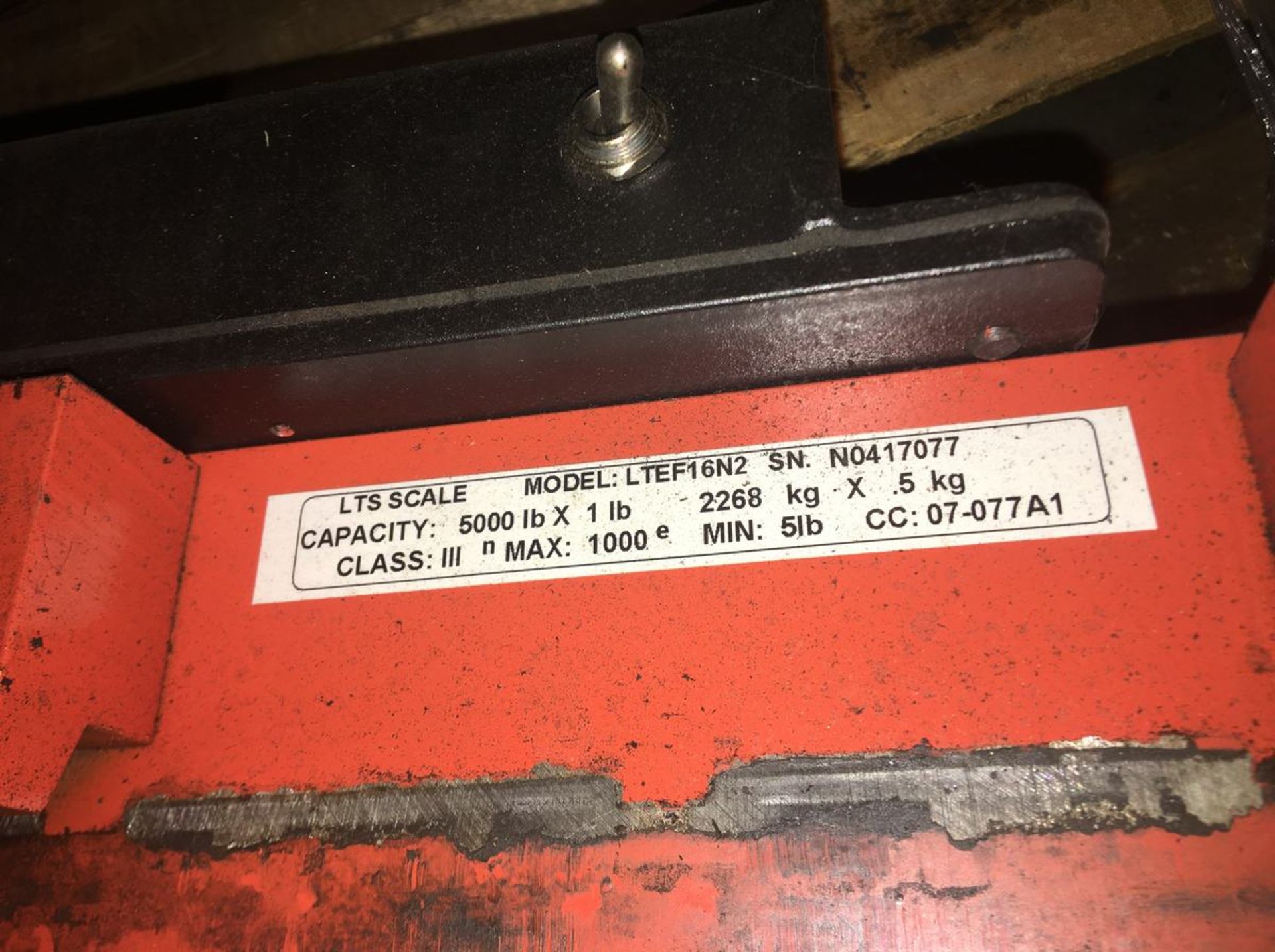 LTS Scale LTEF16N2 Lot of (2) Forklift NTEP Scale Systems Forklift Scale Attachments - Image 6 of 8