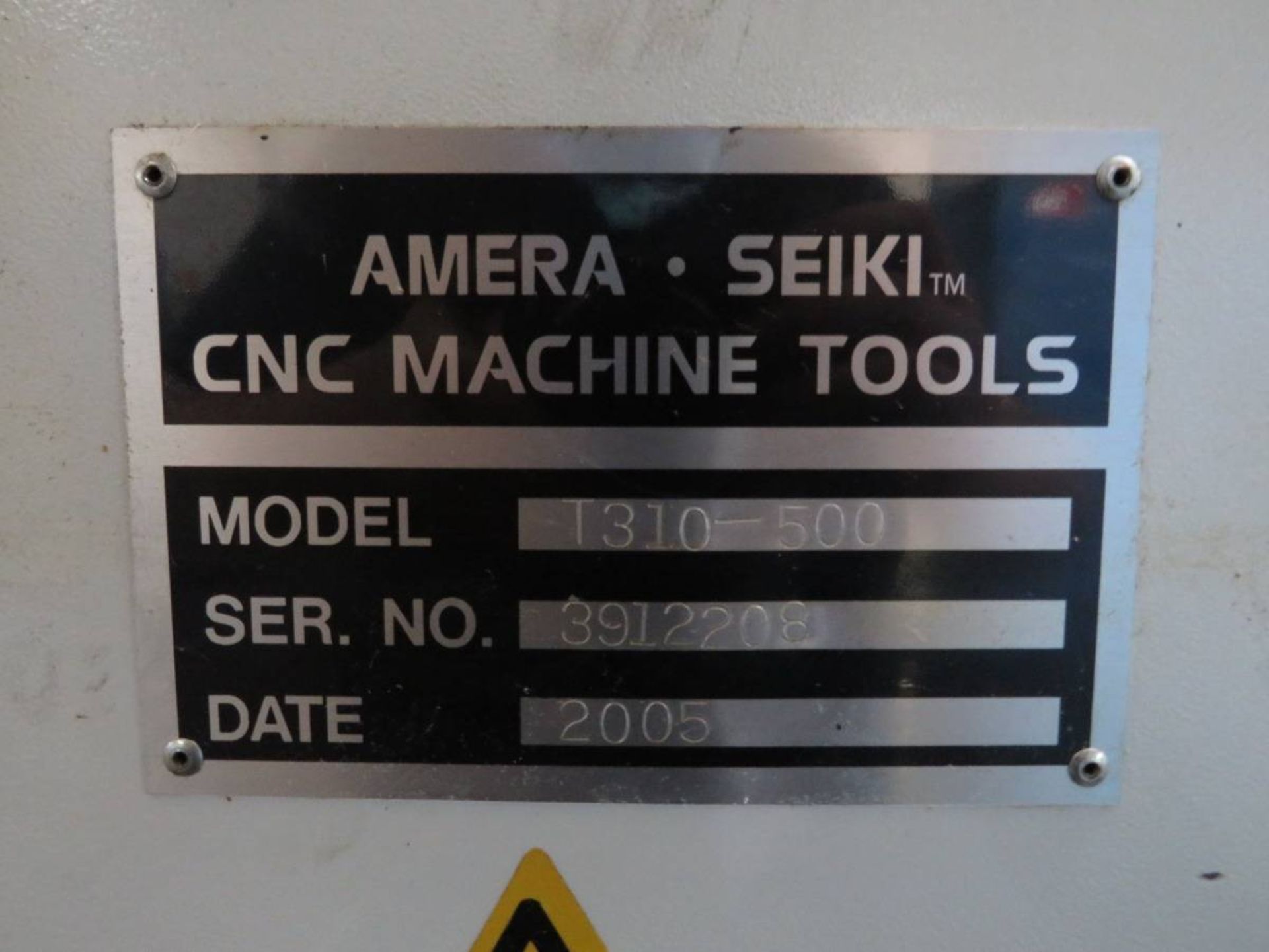 2003 Amera Seiki T310-500 2 Axis CNC Turning Center - Image 12 of 12