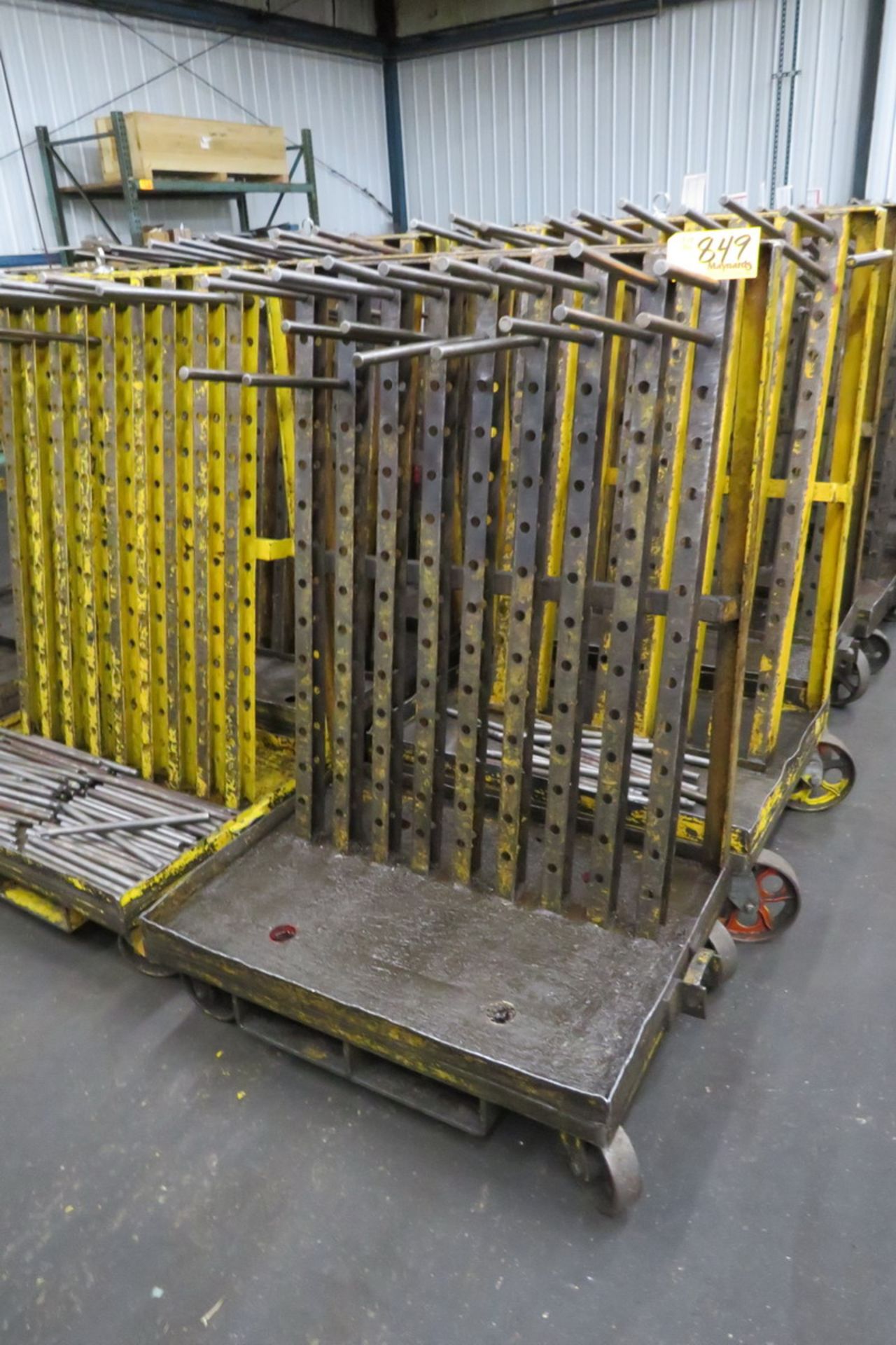 (24) Rolling Cantilever Parts Racks - Image 2 of 2