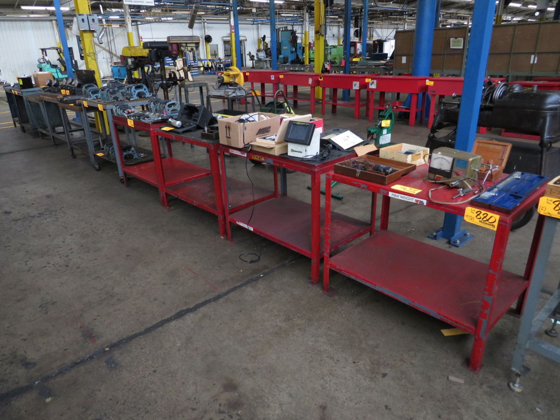 (9) Assorted Workbenches