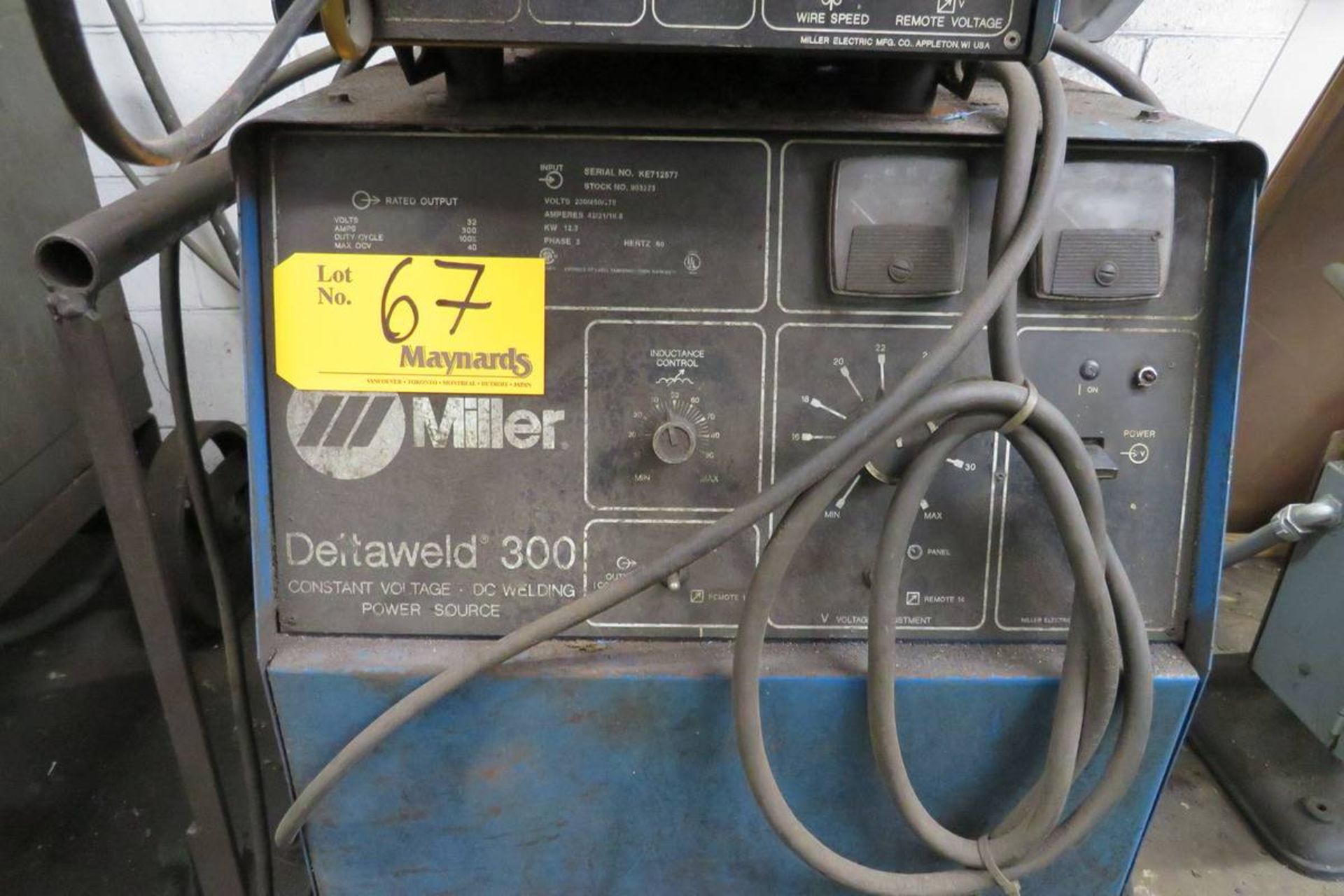 Miller Deltaweld 300 CV DC Welding Power Source - Image 3 of 4