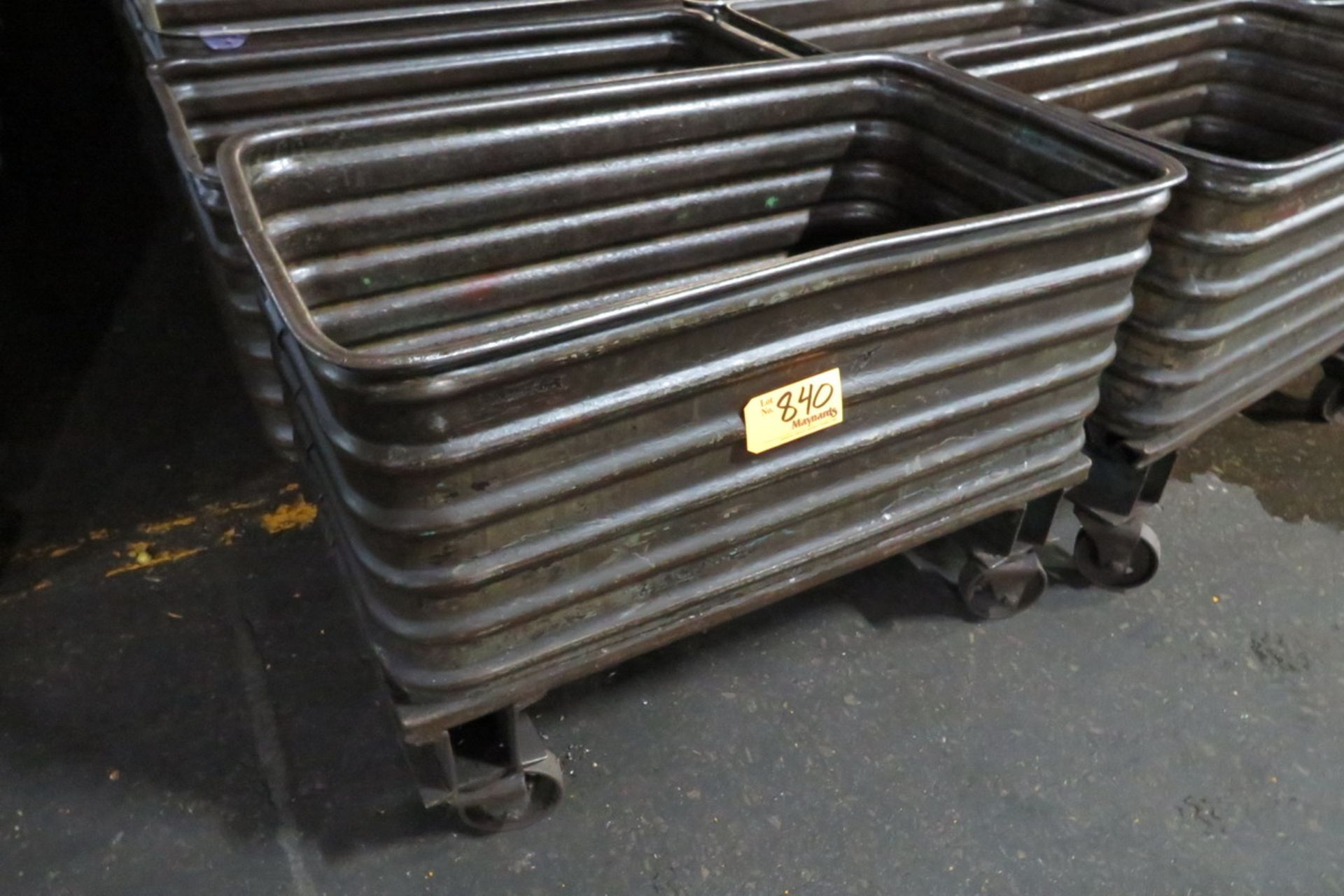 (22) 44"x24"x16" Rolling Steel Bins - Image 2 of 2