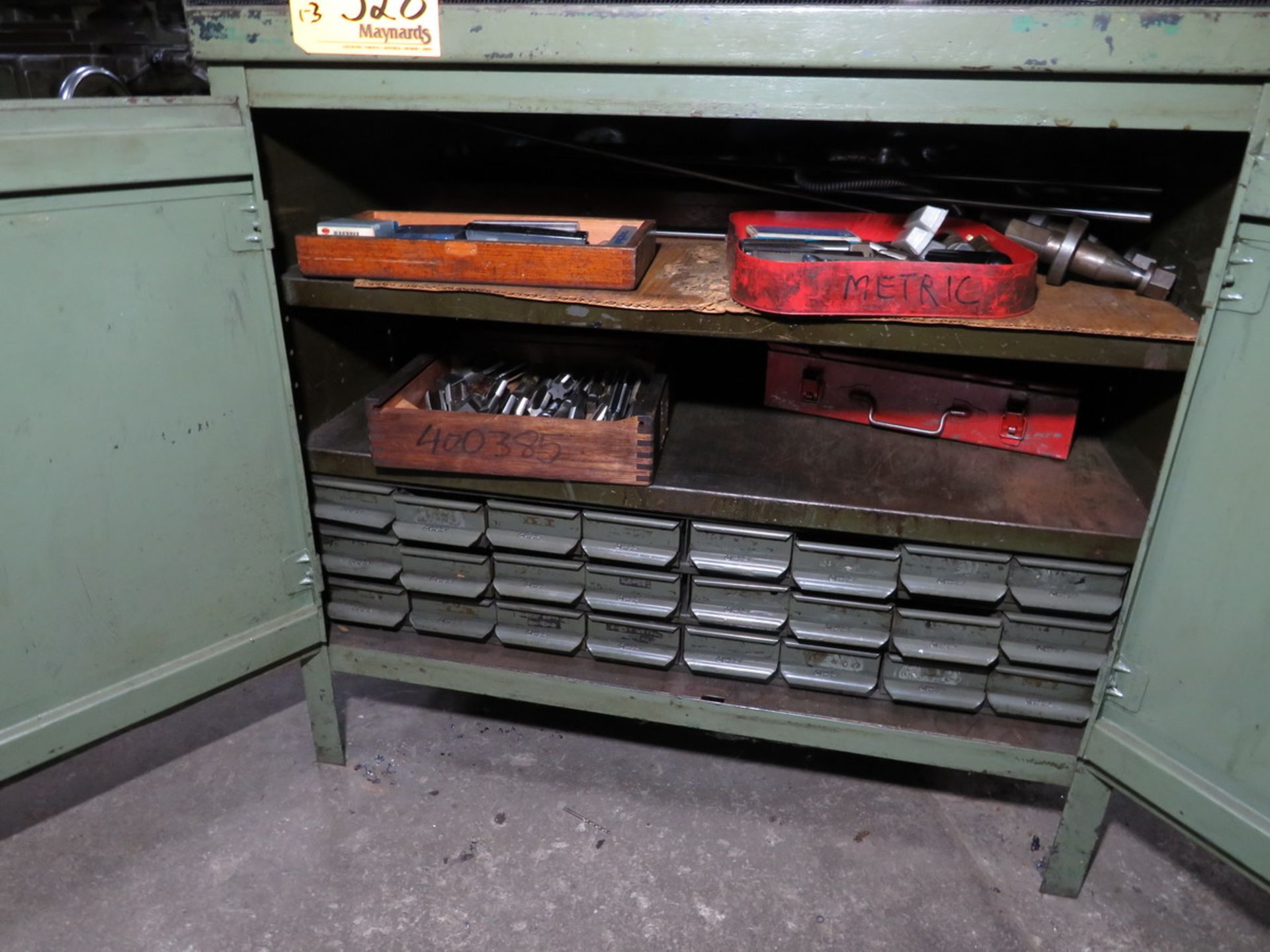 (3) Storage Cabinets with Assorted Lathe Tooling - Image 6 of 10