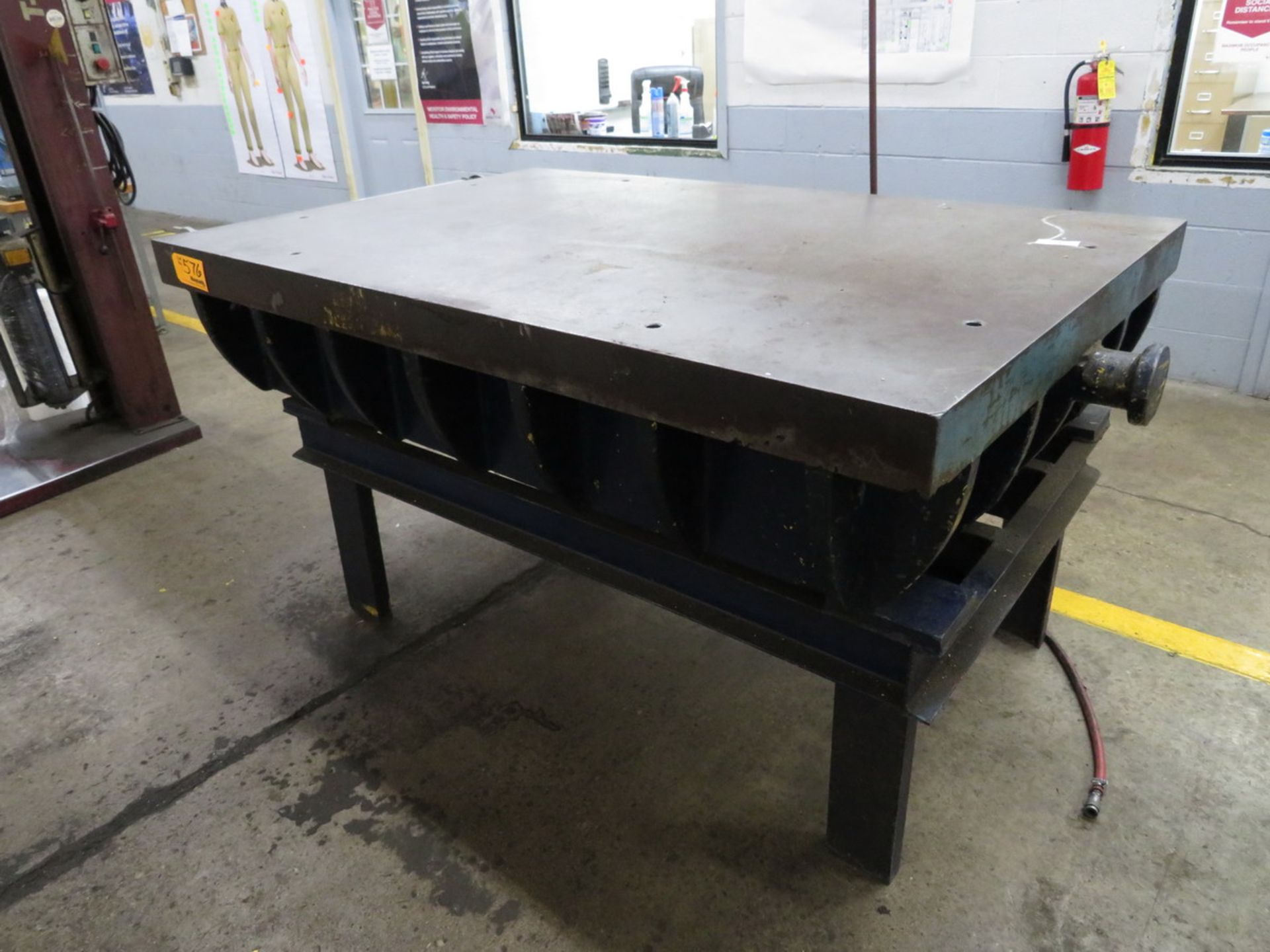 Precision Steel Surface Table - Image 2 of 2