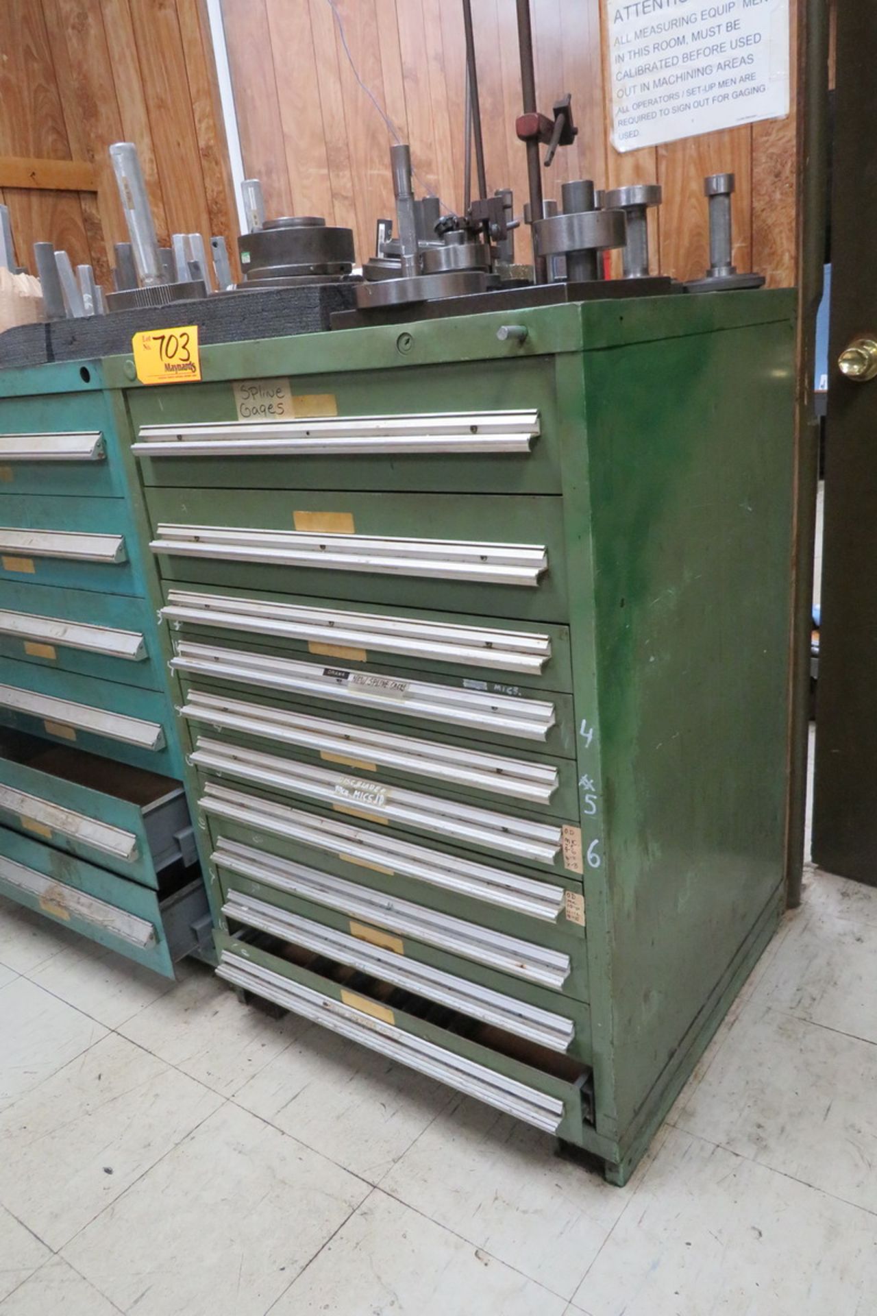 (10) Drawer Heavy Duty Parts Storage Cabinet