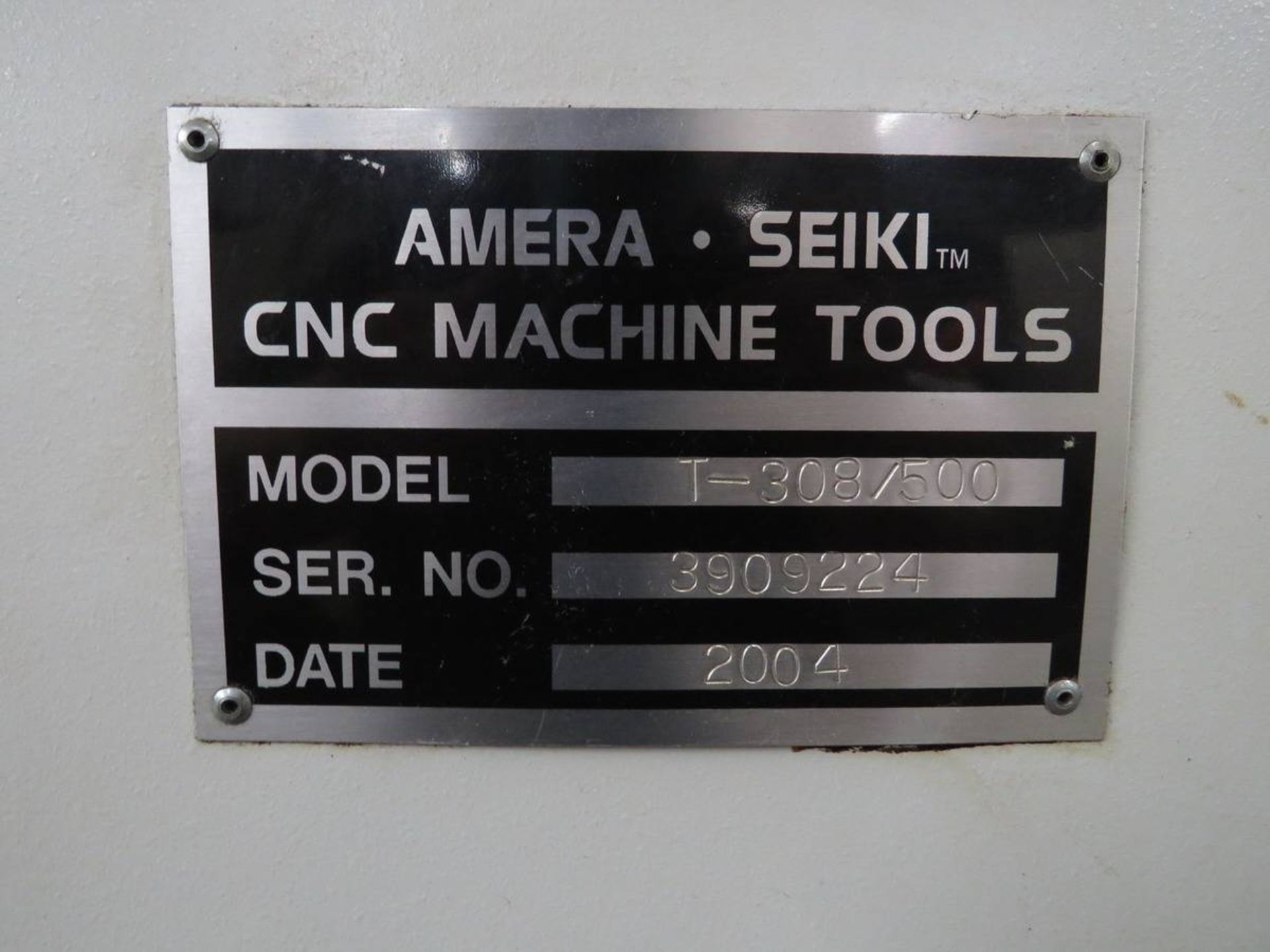 2004 Amera Seiki T-308/500 2 Axis CNC Turning Center - Image 12 of 12