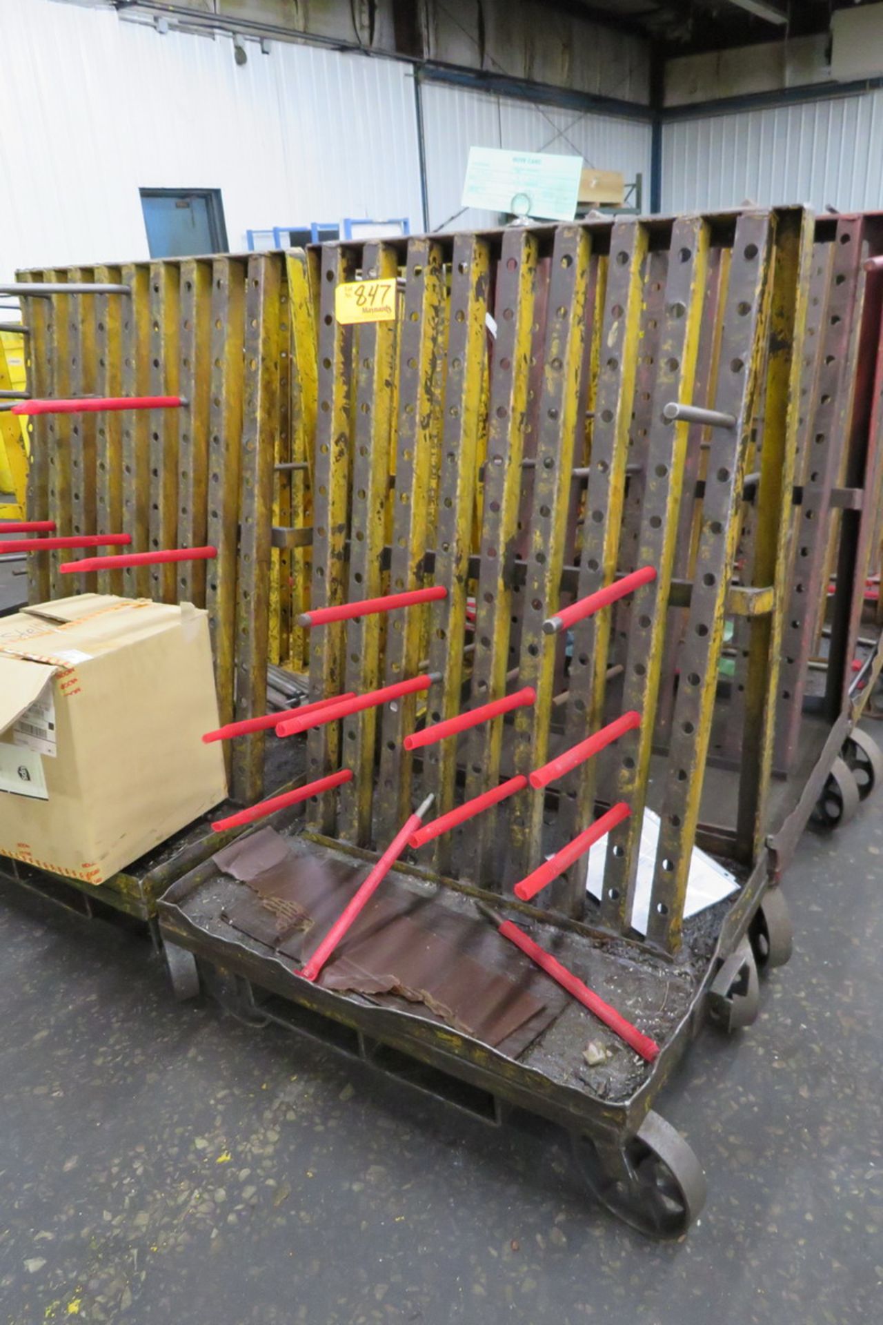 (24) Rolling Cantilever Parts Racks - Image 2 of 2