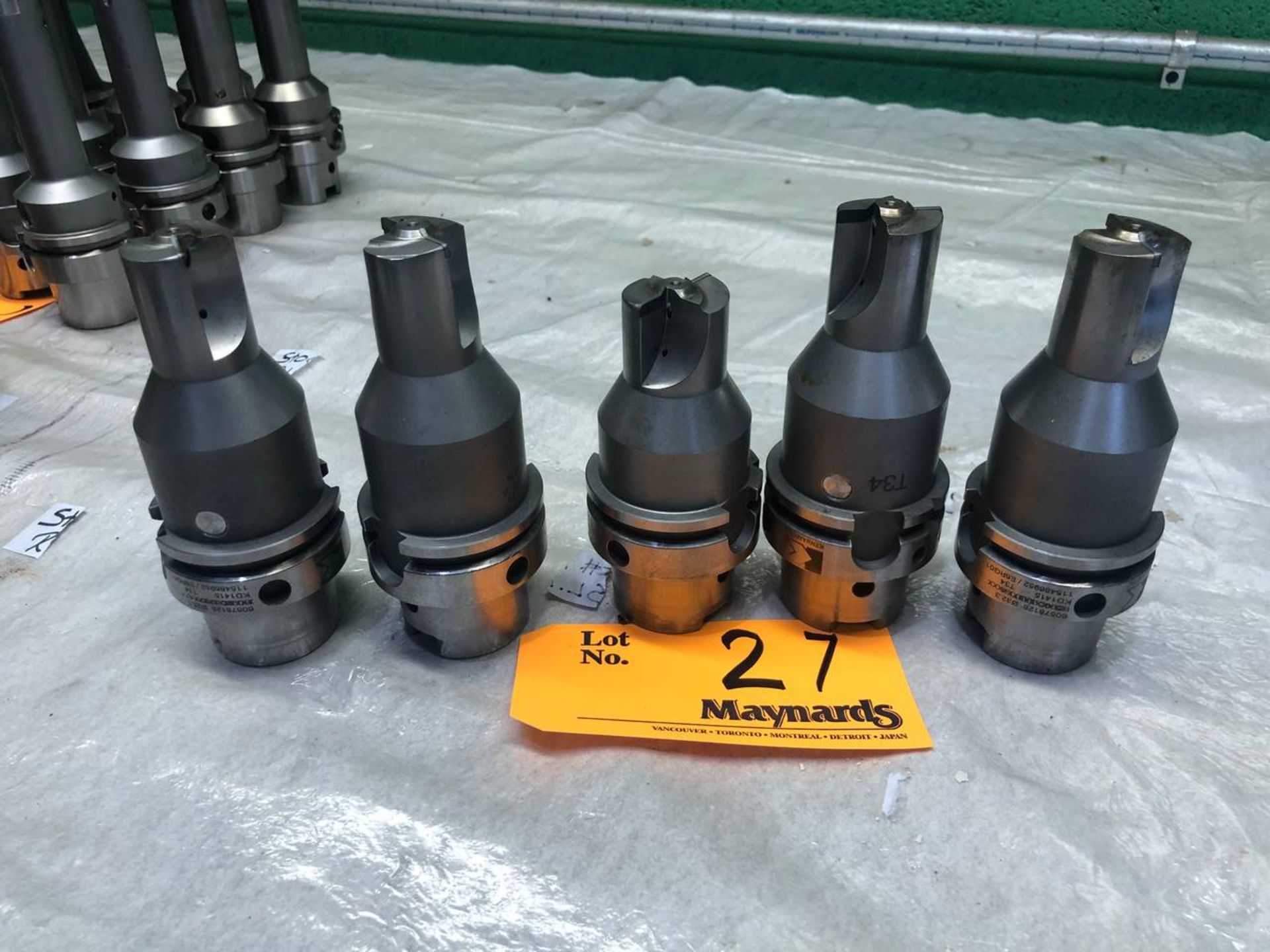 (5) Kennametal End Mills