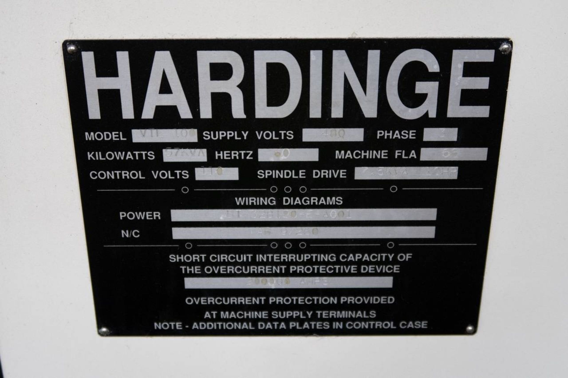 Hardinge Conquest VT-100 CNC Vertical Turning Center - Image 8 of 11