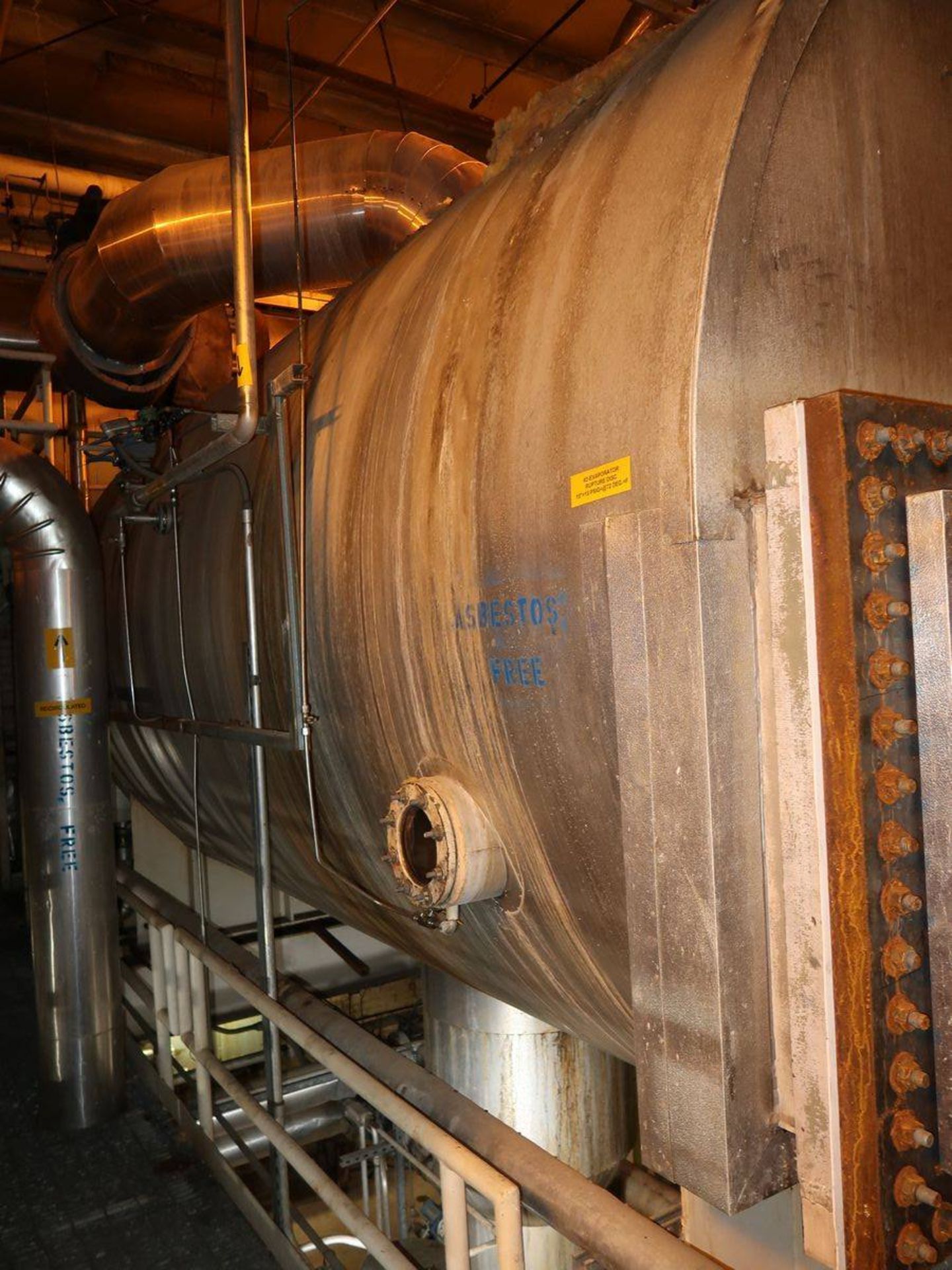 1987 Aqua-Chem C20000-SPW2976 Calcium Sulfite Liquor Evaporator Body - Image 3 of 5