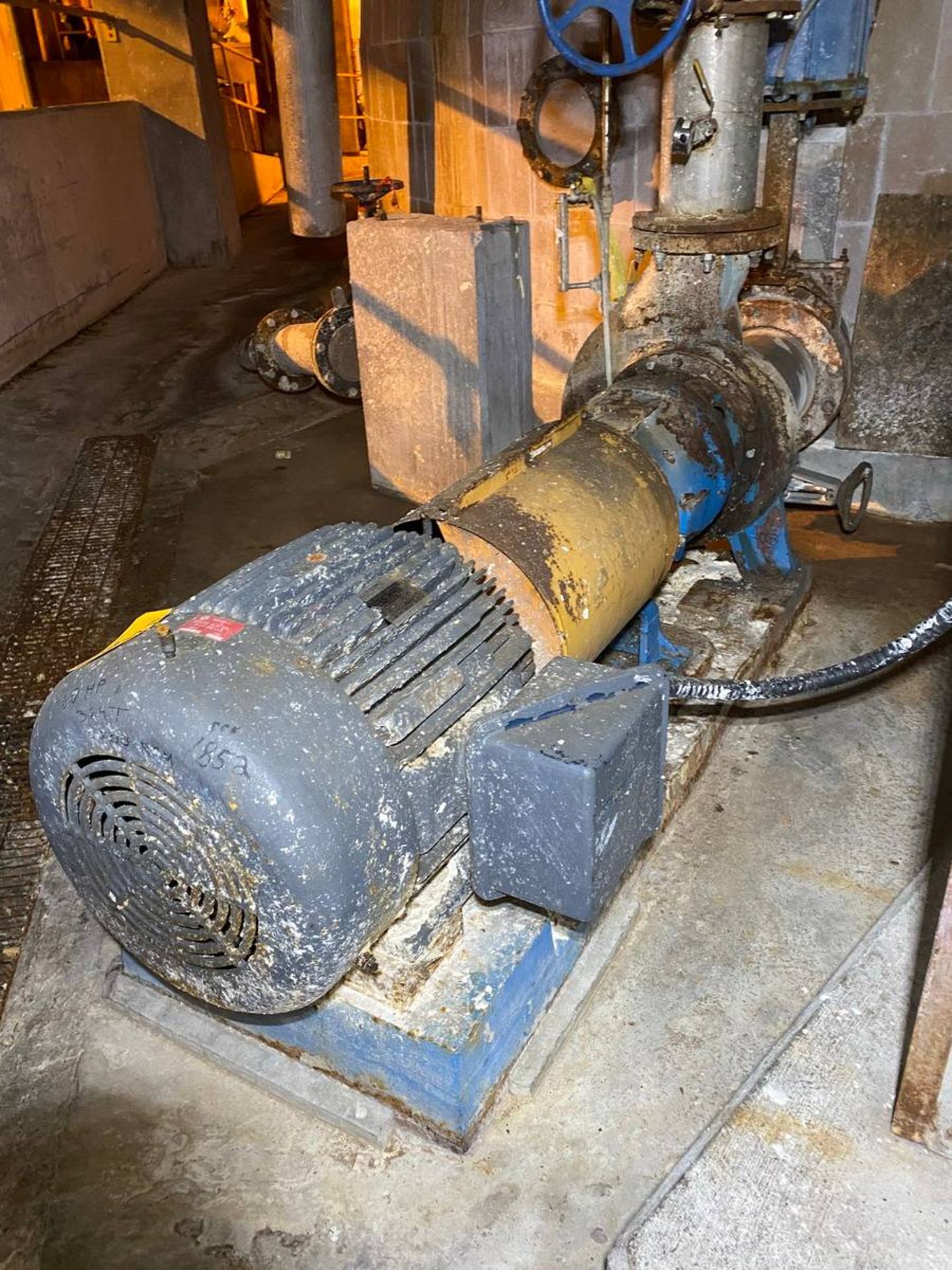 Goulds 8x8x12 pump with 60hp 460 volt motor - Image 2 of 3