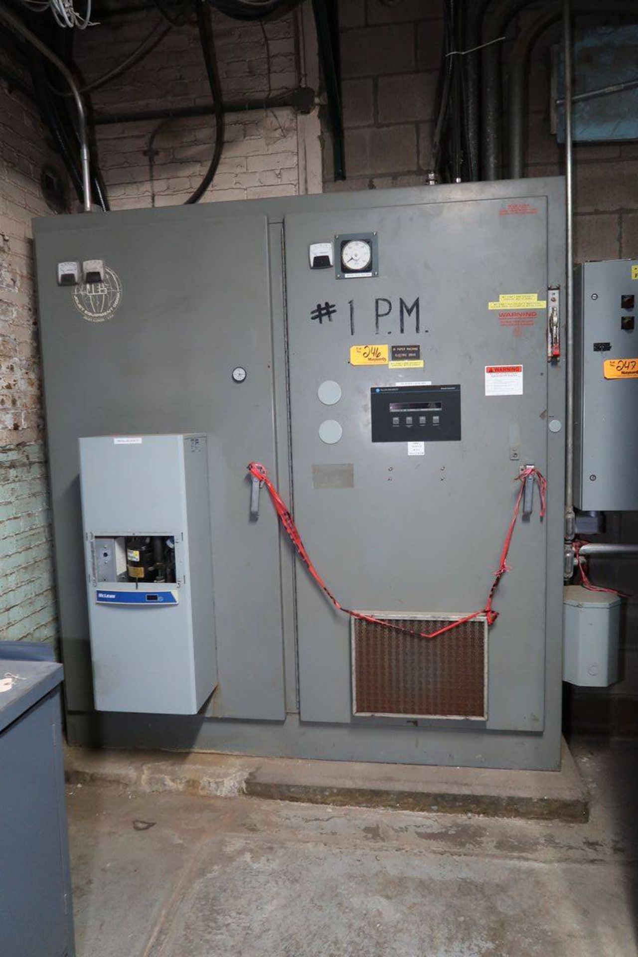 Joliet Equipment Corp. No. 1 Paper Machine Electric Drive Cabinet