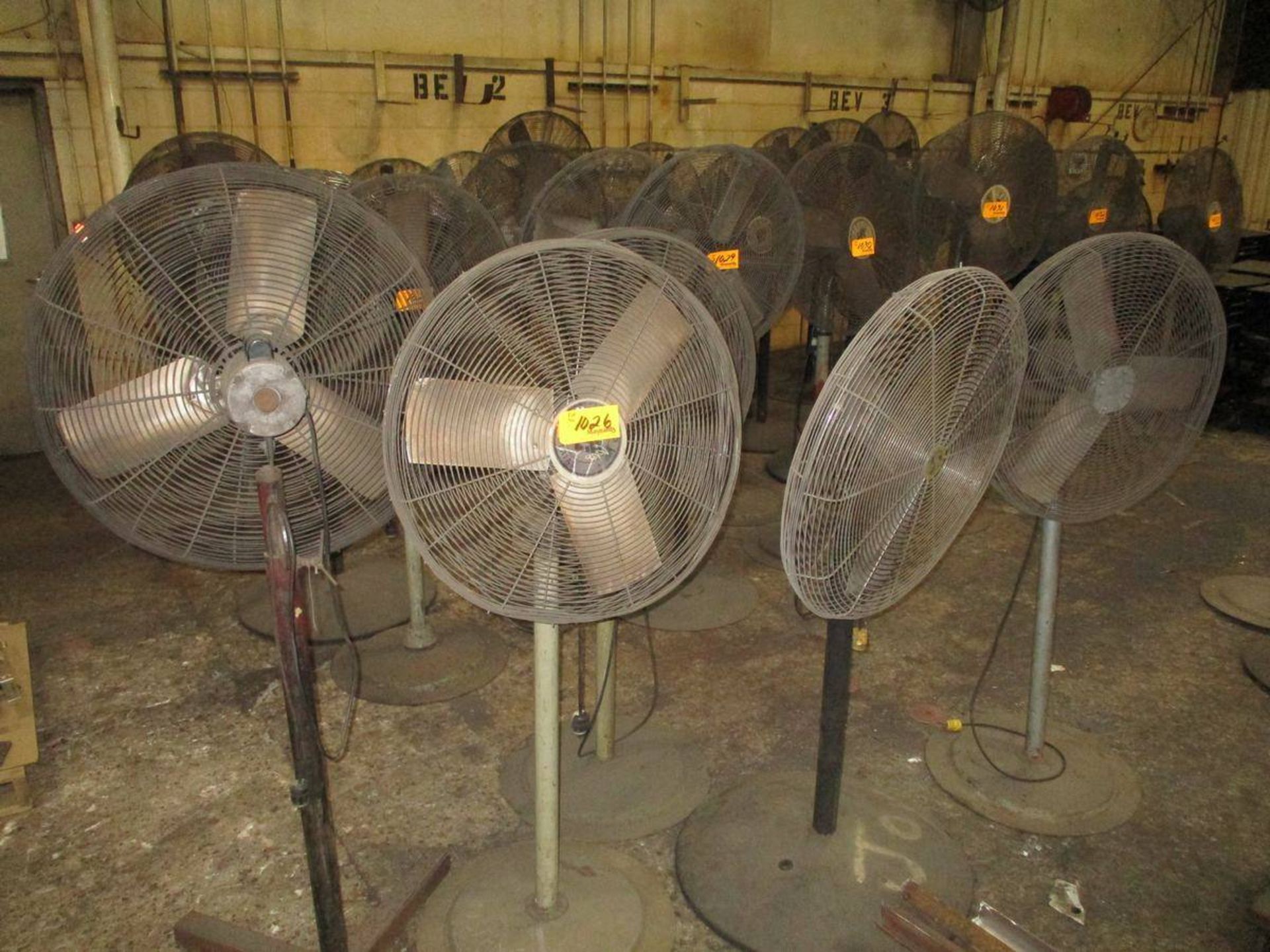 Lot of (5) 30" Pedestal Fans