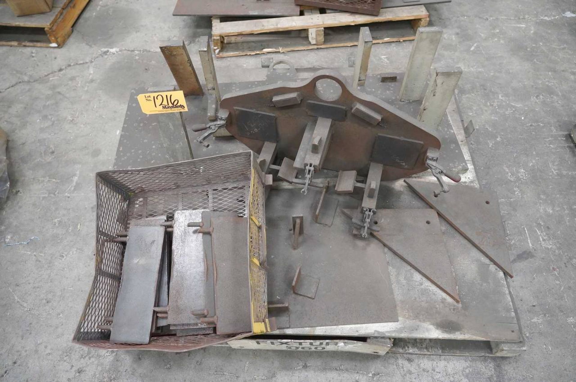 (1) Row of Misc. Steel , Small Cabinet, Fan Blower - Image 4 of 8