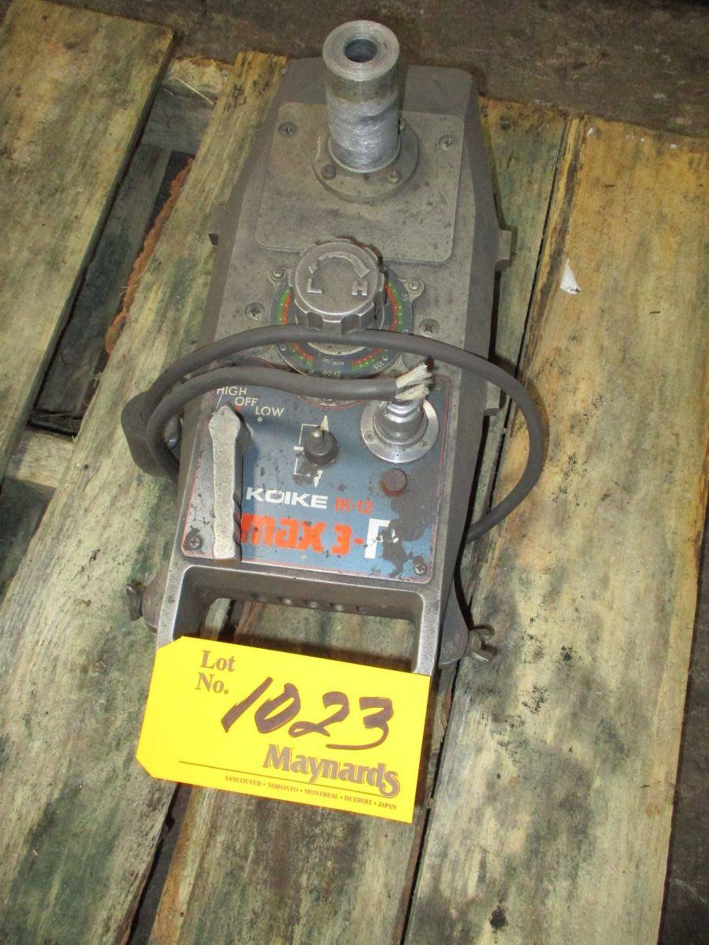 Koike IK-12 Max3-P Portable Cutting Machine