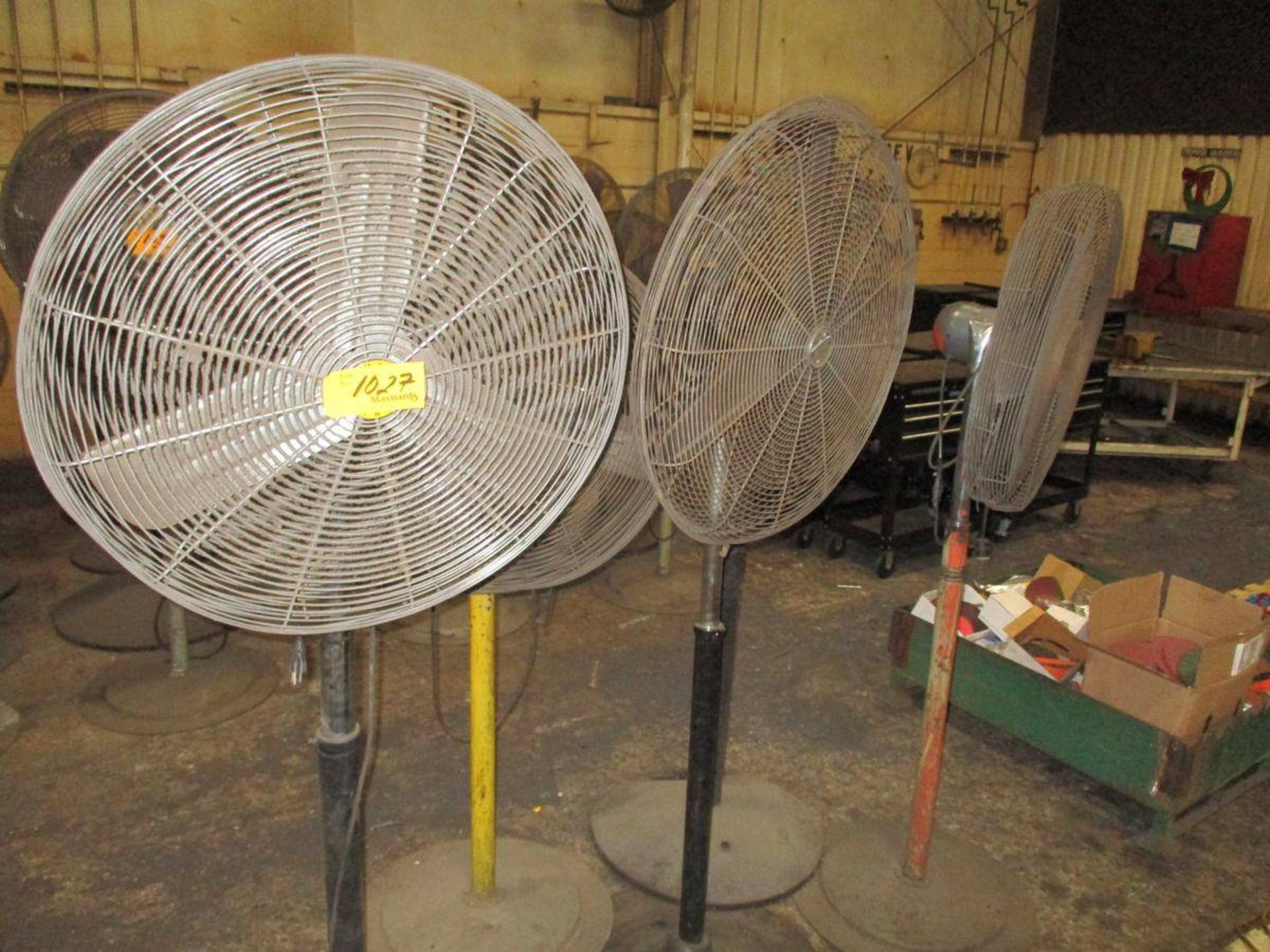 Lot of (5) 30" Pedestal Fans