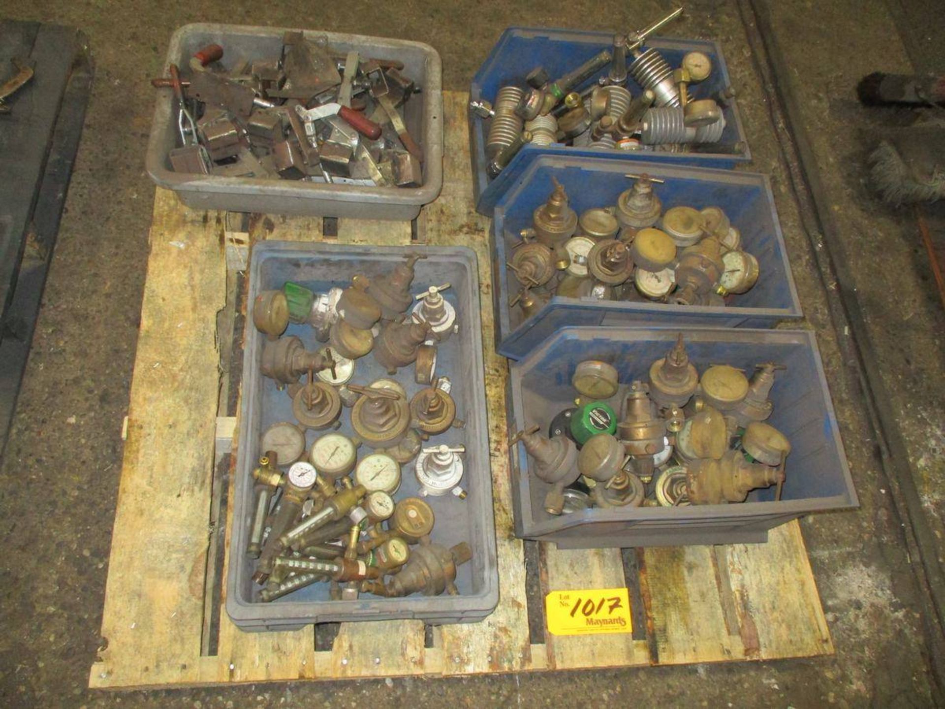 Lot of Assorted Regulators, Valves & Clamps