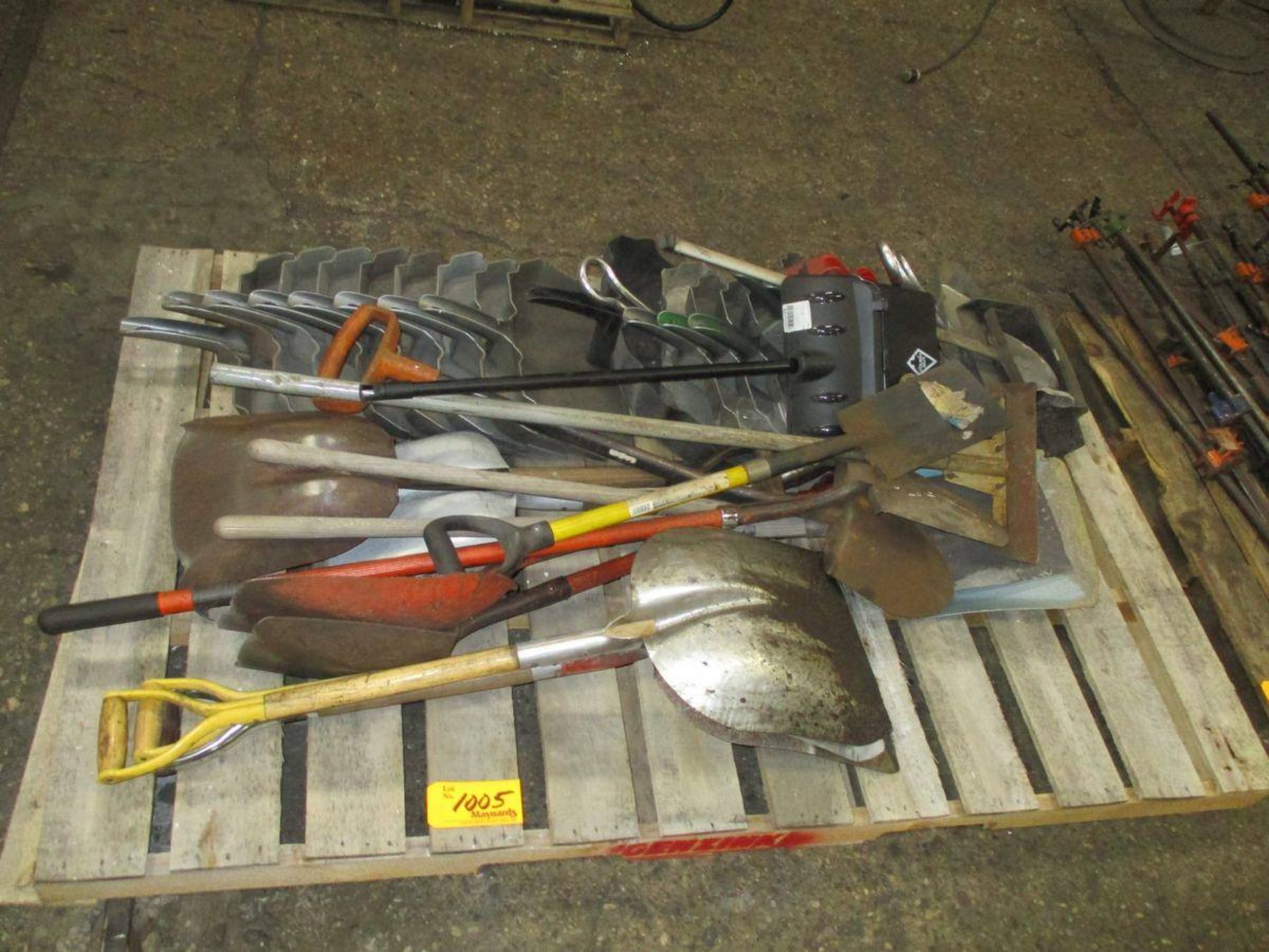 Lot of Assorted Metal Shovels & Dust Pans