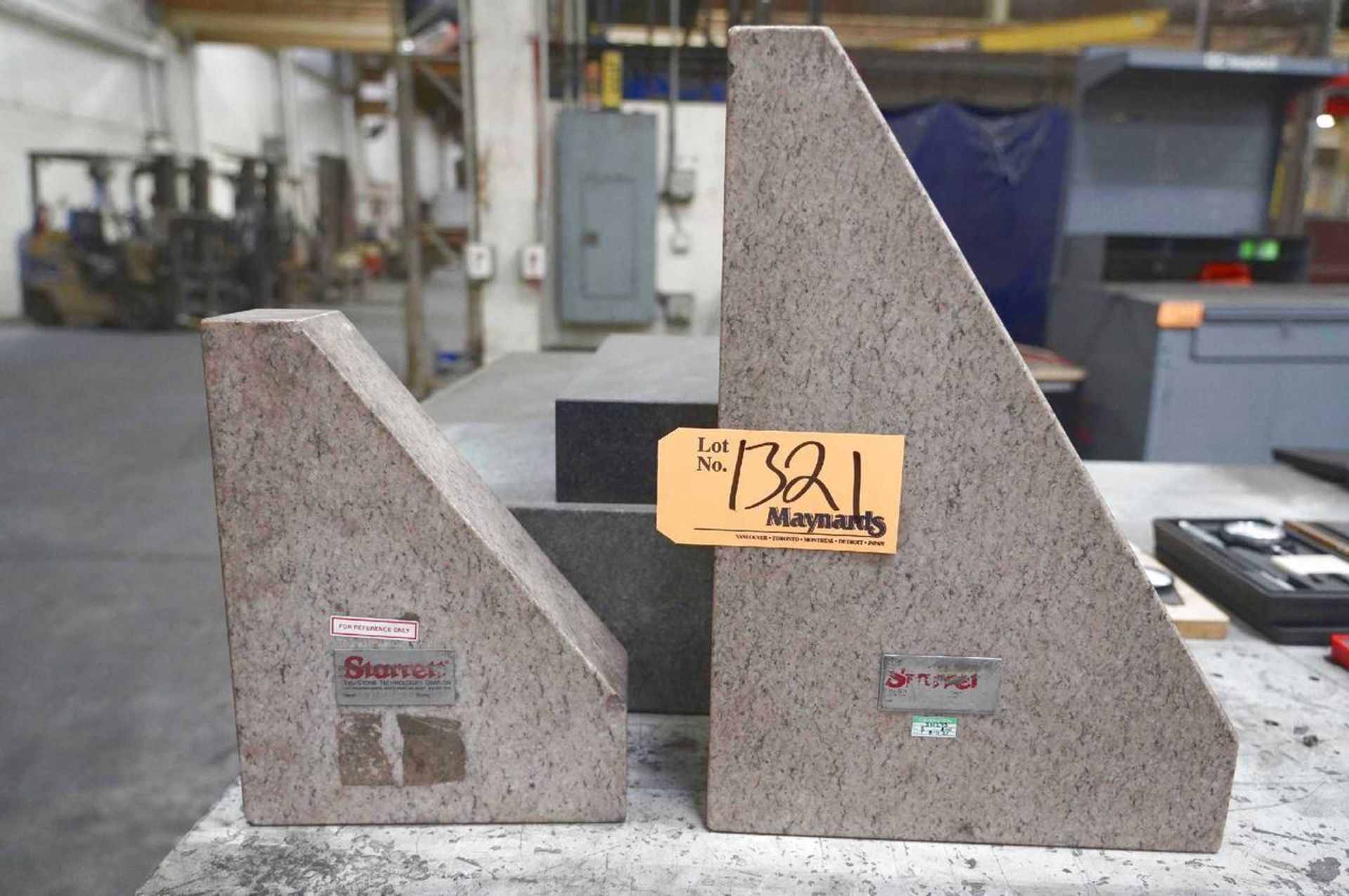 Starrett (2) Granite Angle Blocks