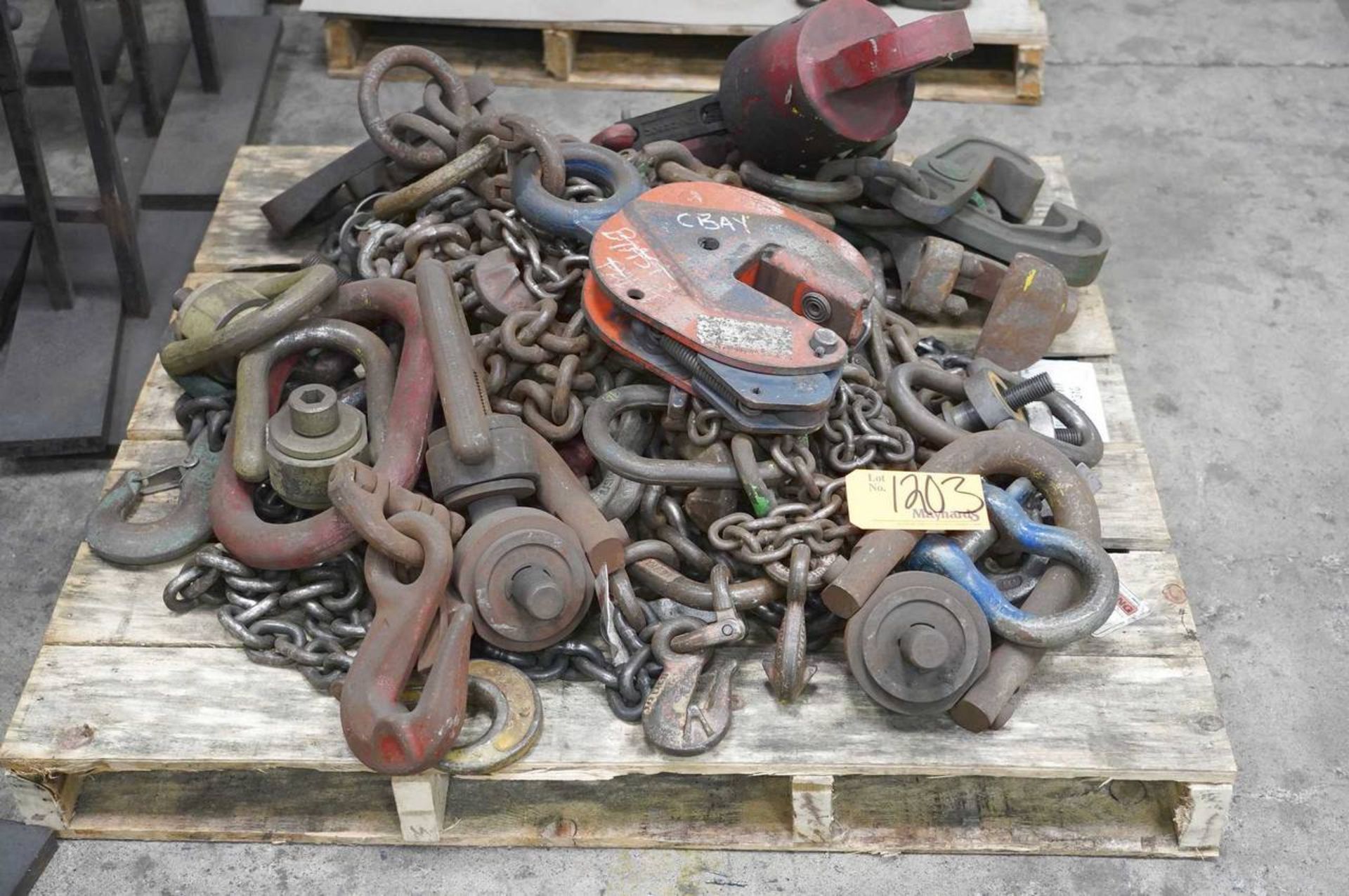 Assorted Lift Chains and Hook Grabs