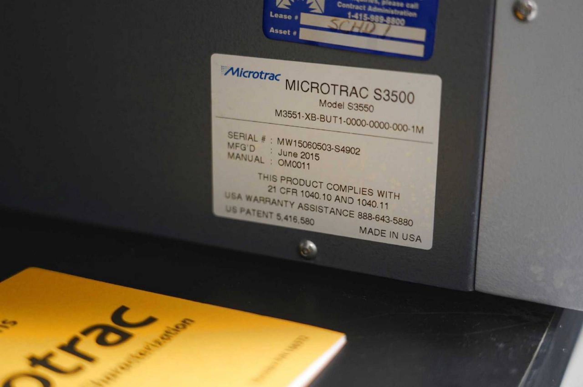 2015 Microtrac S3500 Particle Size Analyzer - Image 8 of 8