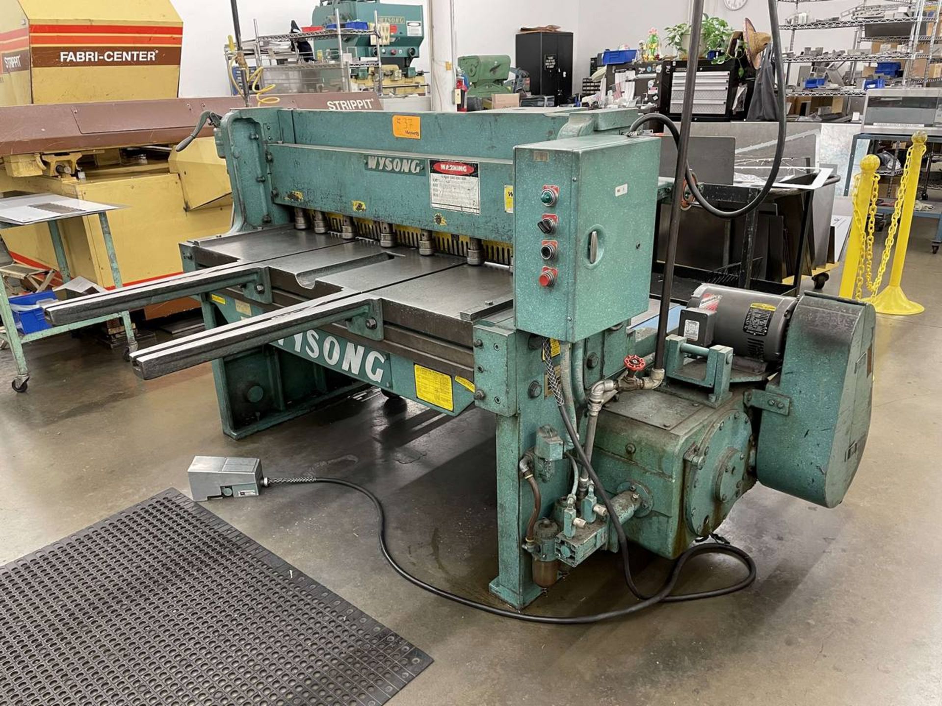 Wysong Model 1252 Power Shear; - Image 3 of 11