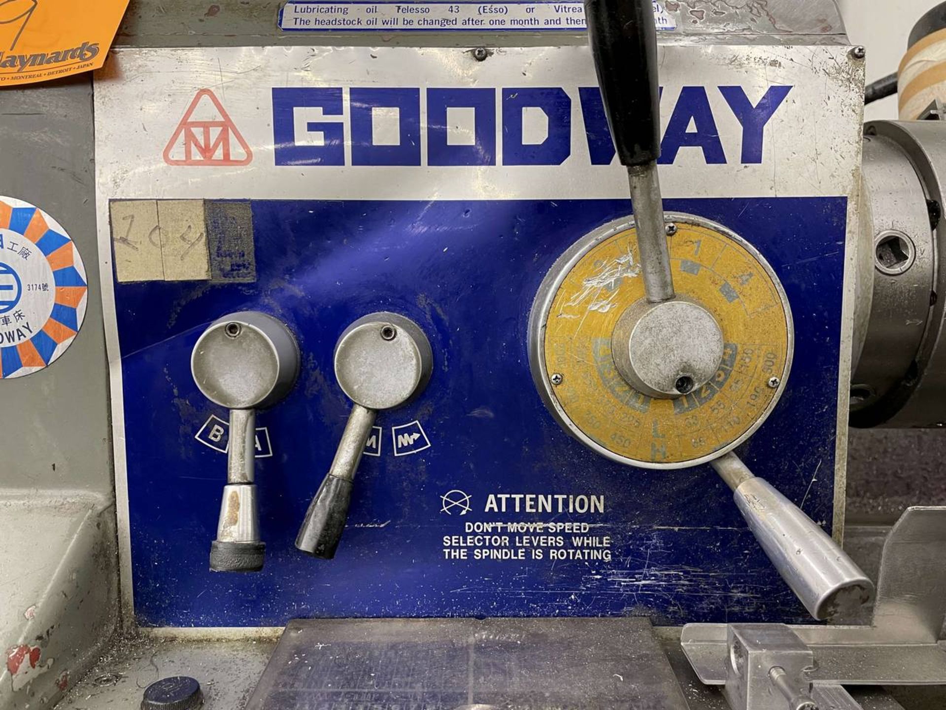 Goodway GW-1640 Engine Lathe; - Image 5 of 9