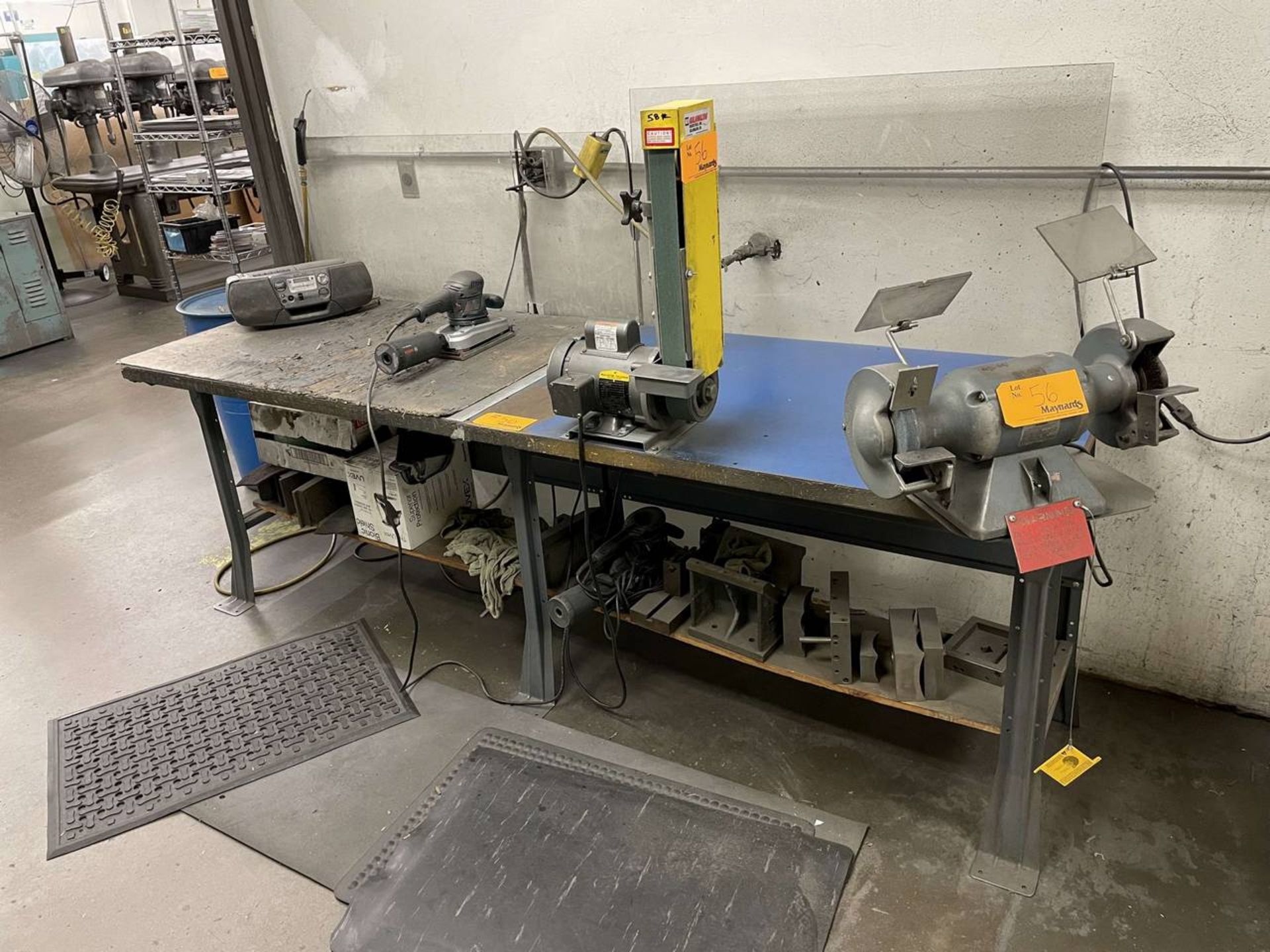 Work Table w/ Vertical Belt Sander