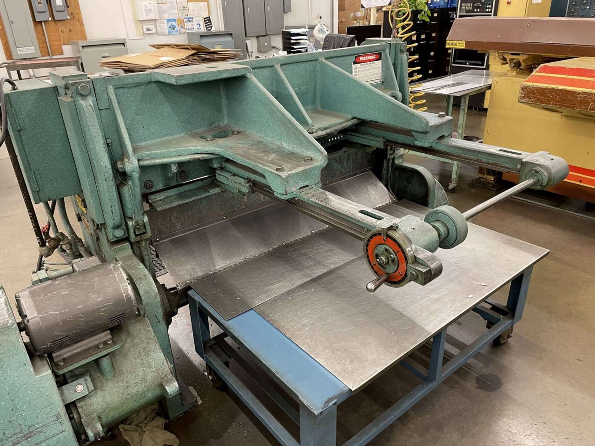 Wysong Model 1252 Power Shear; - Image 7 of 11