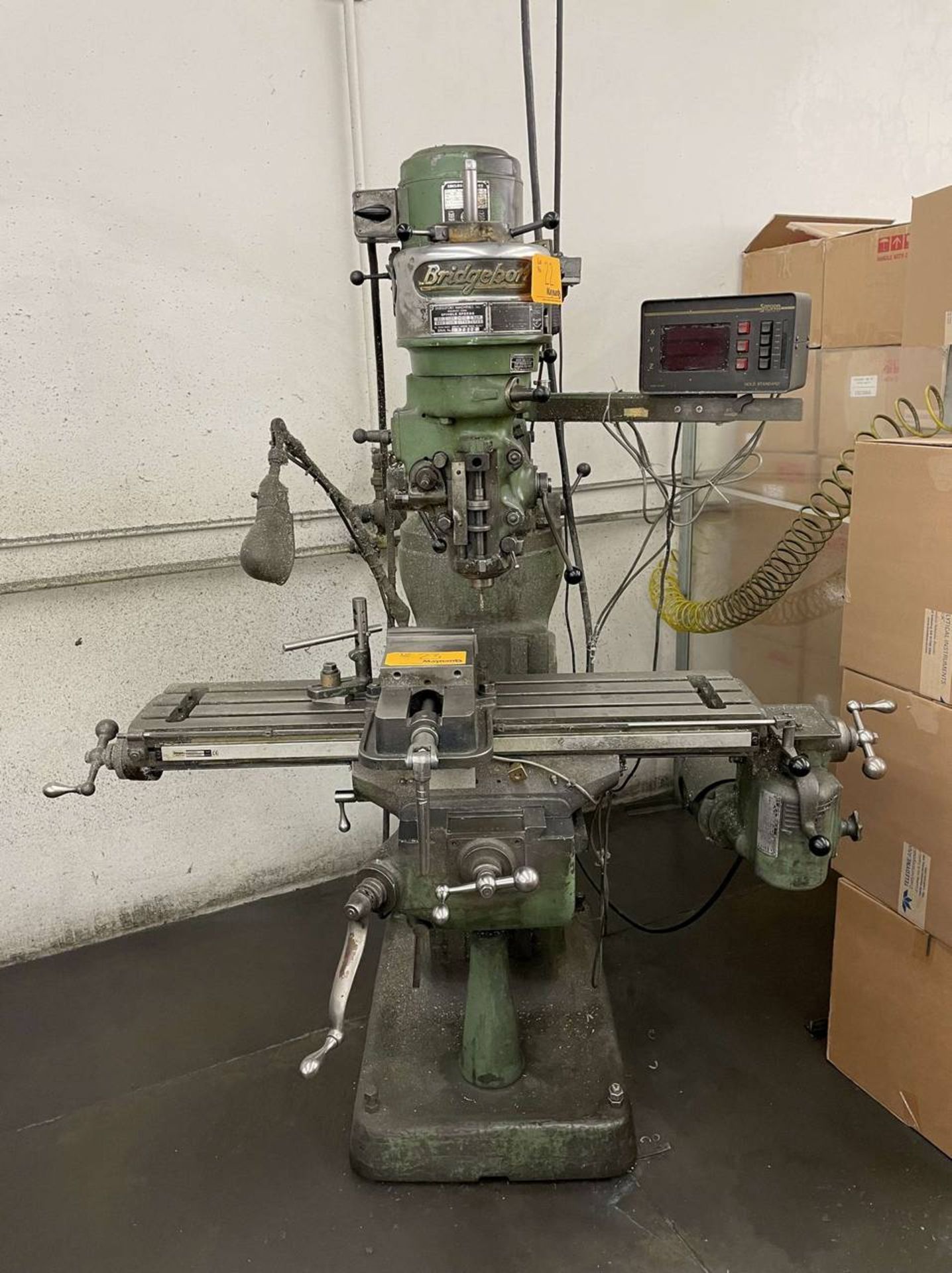 Bridgeport Vertical Miling Machine;