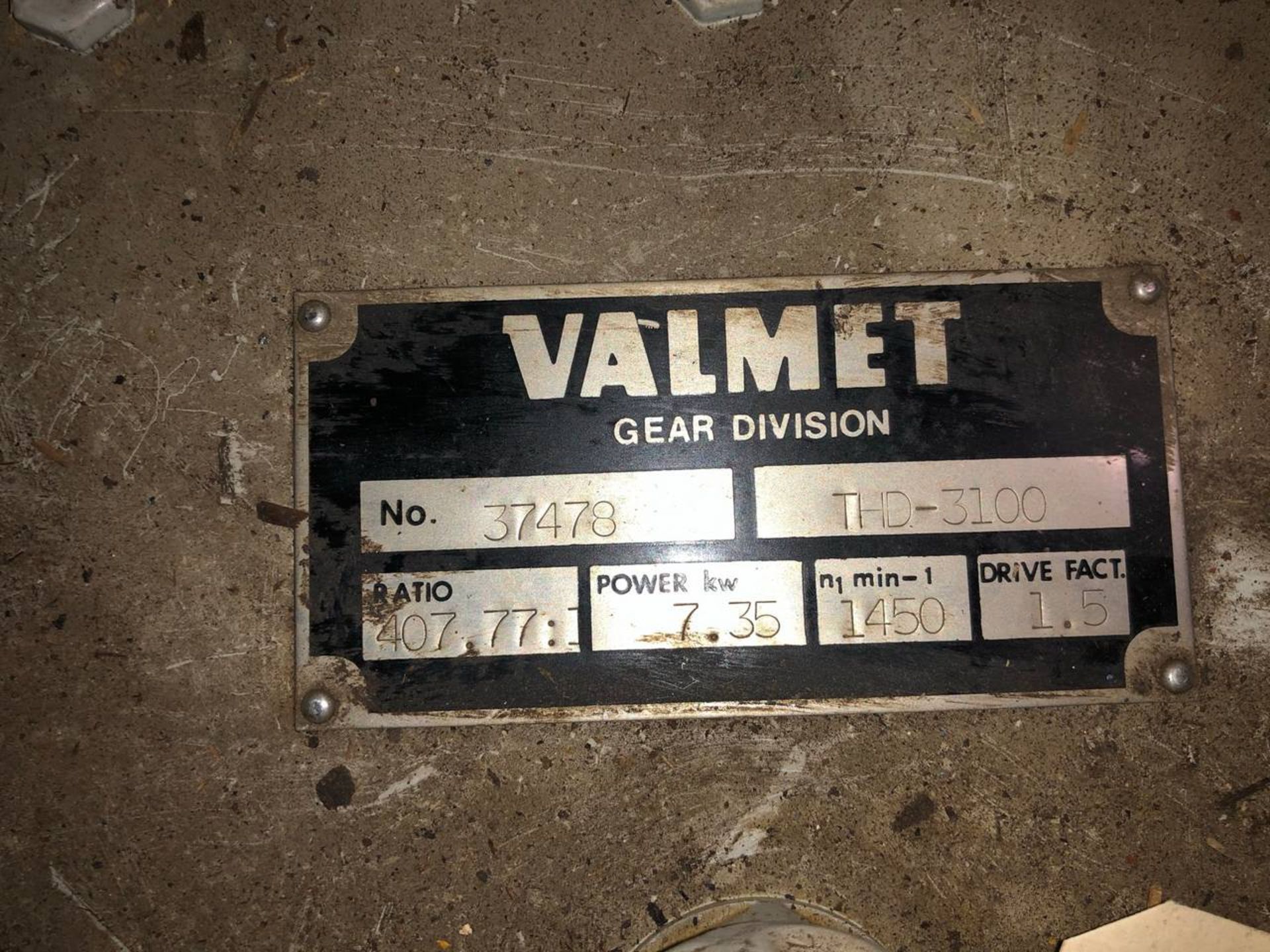 Valmet THD-3100 Gear Box - Image 3 of 5